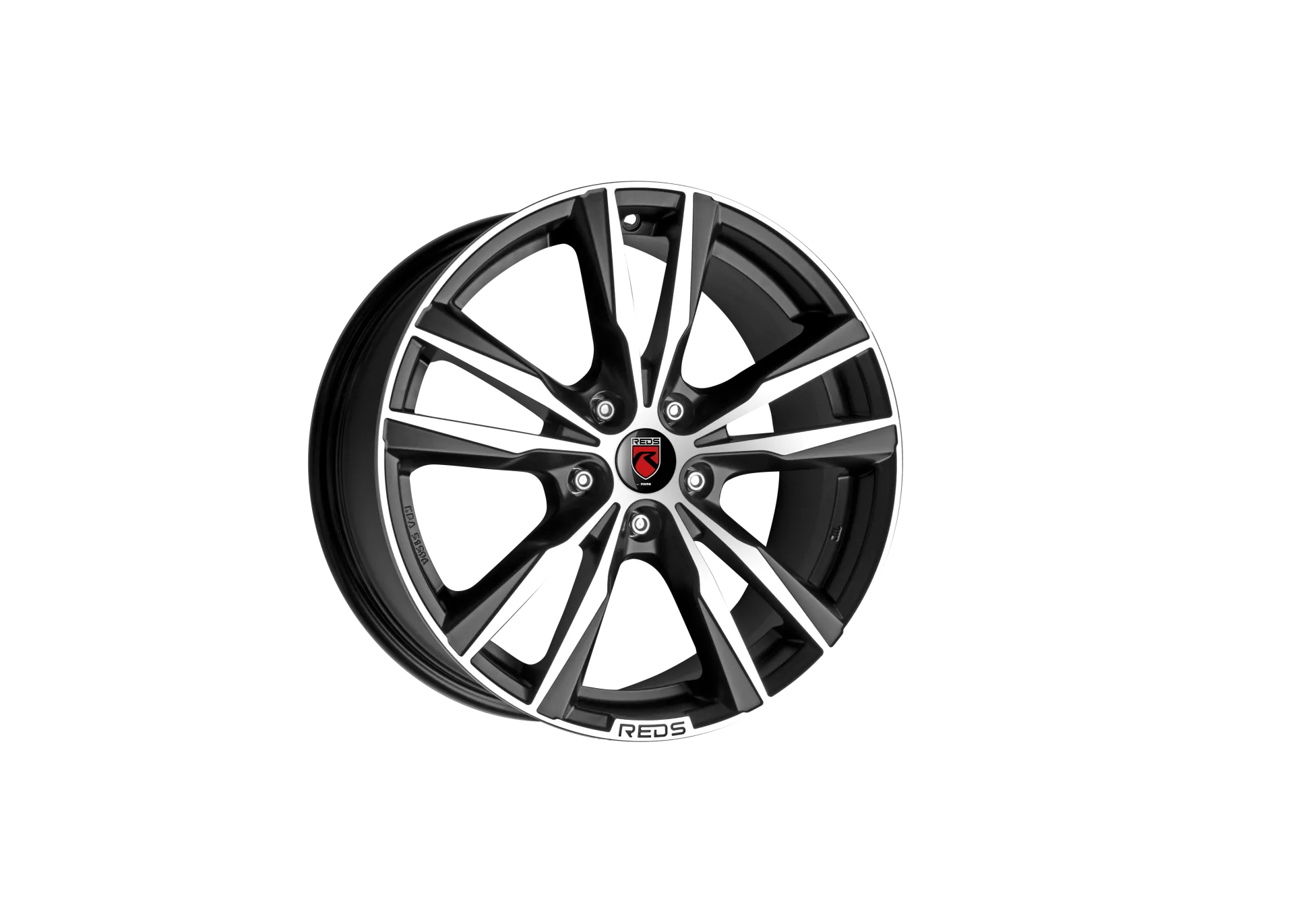 Jante REDS by MOMO K2 HD - MATT BLACK POLISHED 6.5x16 5X110 ET 35 CB 65.1