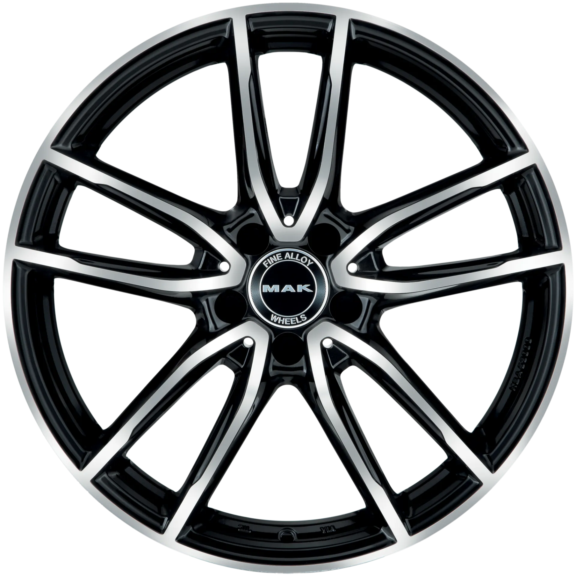 Jante MAK EVO - BLACK MIRROR 6.5x16 5X112 ET 44 CB 66.6