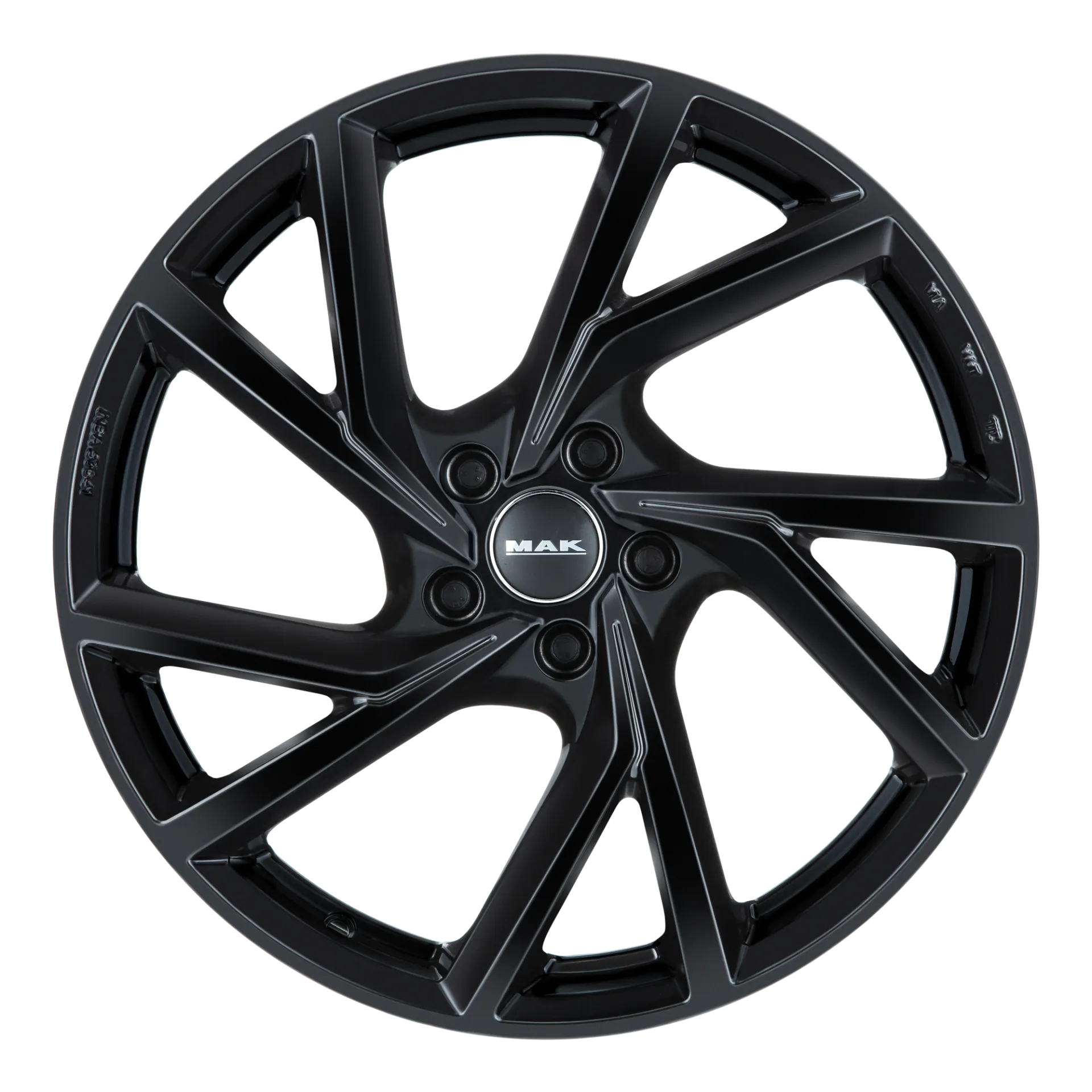 Jante MAK KASSEL - GLOSS BLACK 8x18 5X112 ET 30 CB 57.1