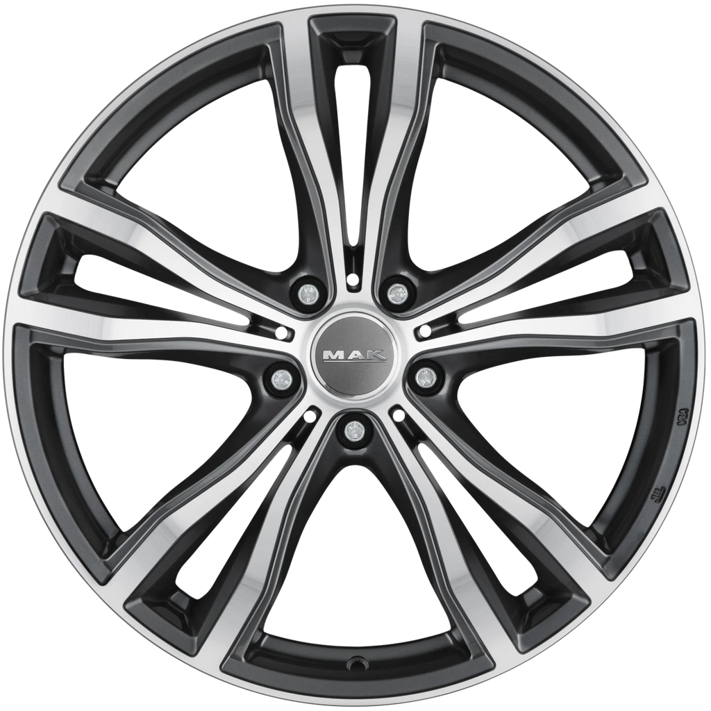 Jante MAK X-MODE - GUN MET-MIRROR FACE 9x20 5X112 ET 35 CB 66.6