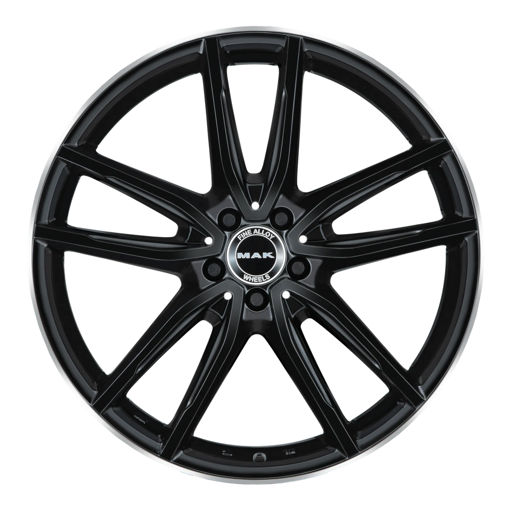 Jante MAK EVO - GLOSS BLACK MIRROR RING 8x19 5X112 ET 38 CB 66.6