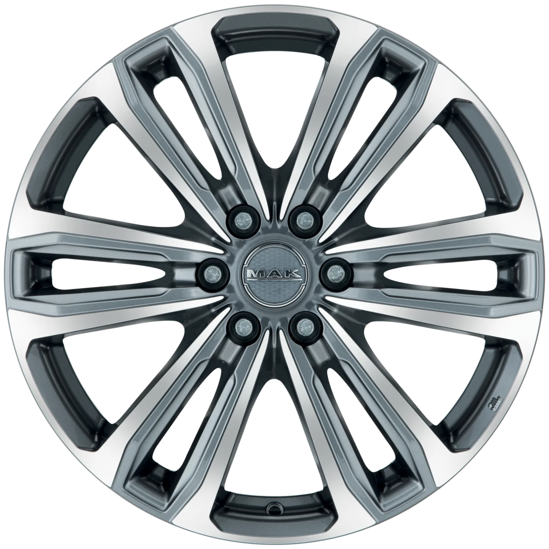 Jante MAK SAFARI 6 - GUN MET-MIRROR FACE 8.5x20 6X139.7 ET 50 CB 93.1