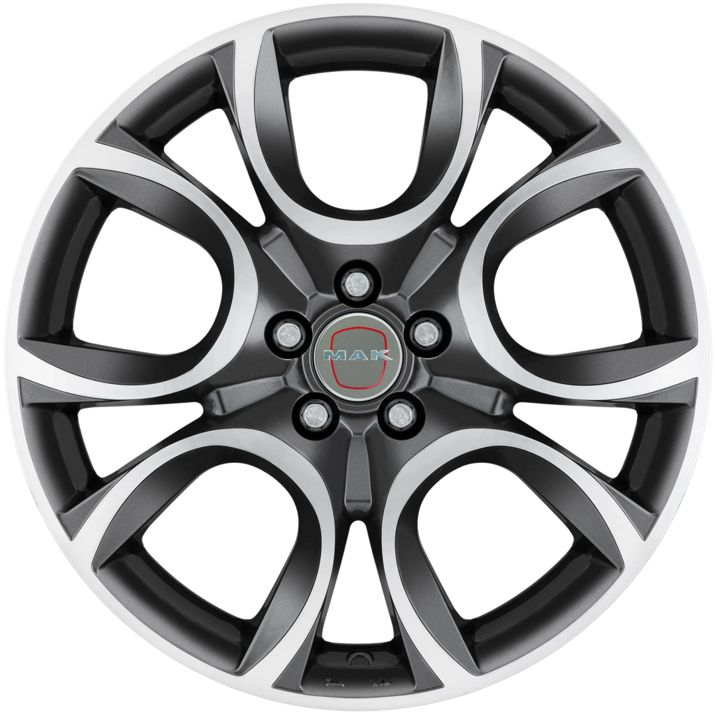 Jante MAK TORINO W - GUN MET-MIRROR FACE 6x15 4X098 ET 35 CB 58.1