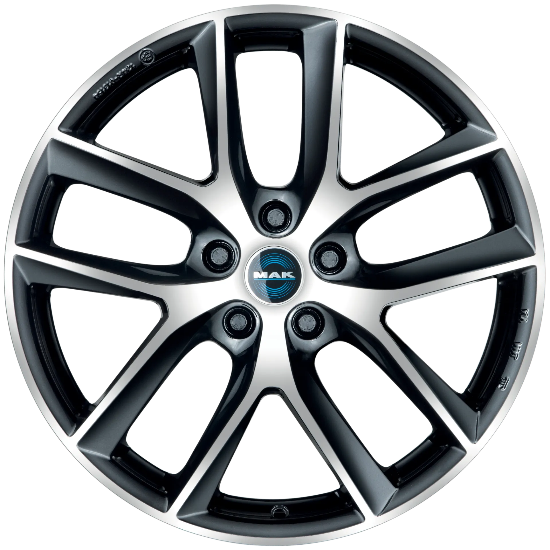 Jante MAK VOLTAGE - BLACK MIRROR 8.5x18 5X114.3 ET 40 CB 64.1