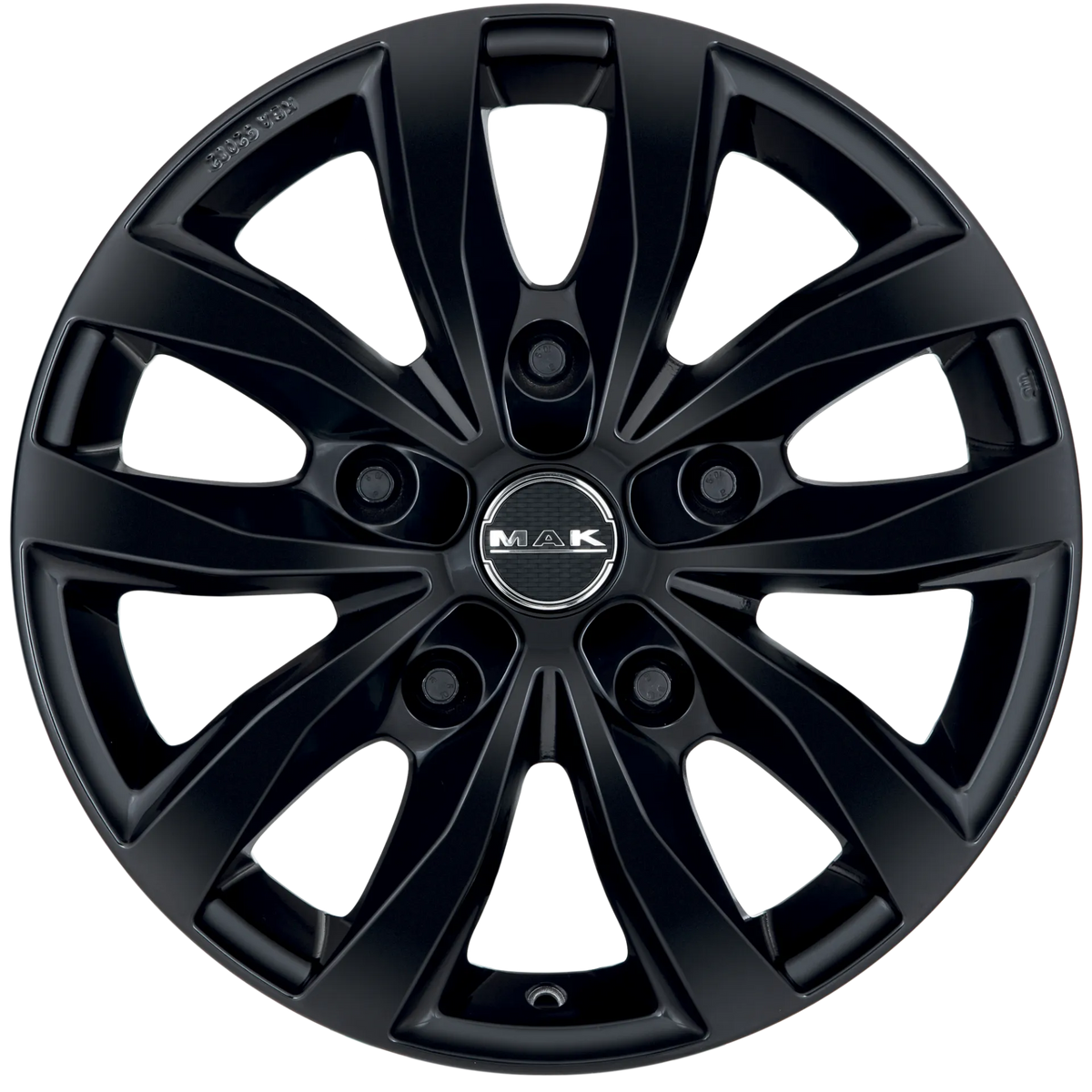 Jante MAK LOAD 5 - GLOSS BLACK 7x17 5X114.3 ET 45 CB 66.1