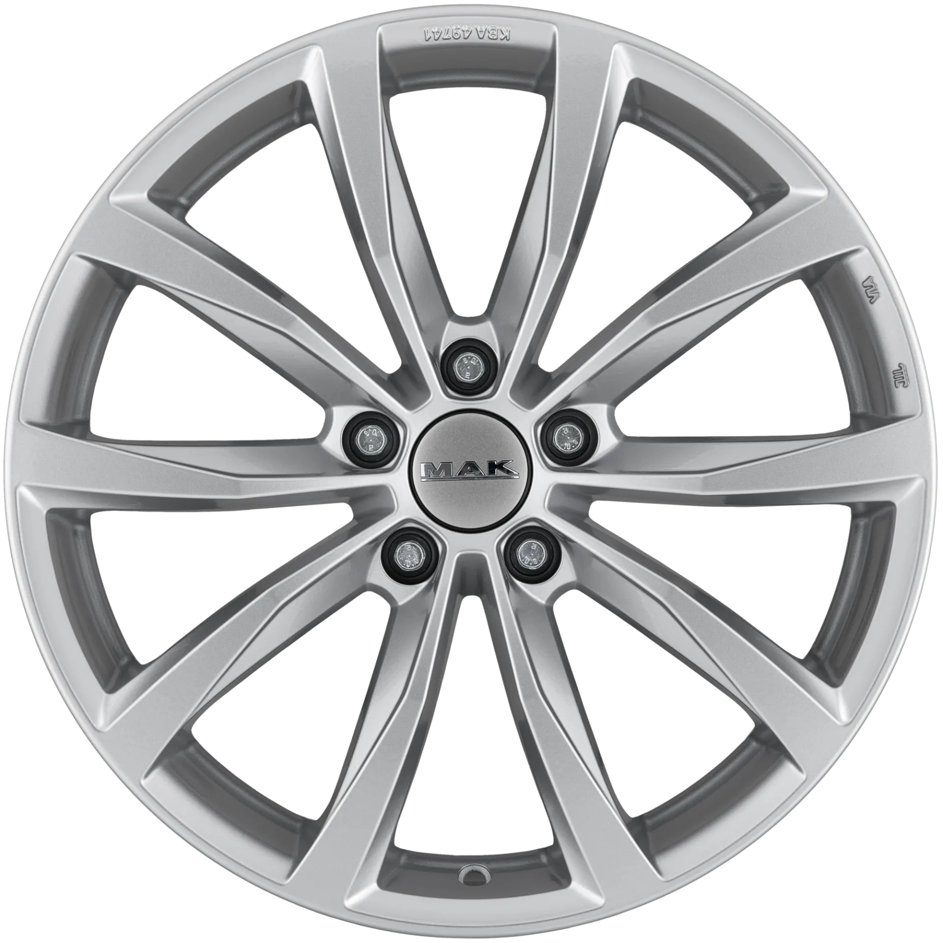Jante MAK WOLF-BM - SILVER 7.5x18 5X112 ET 51 CB 66.6