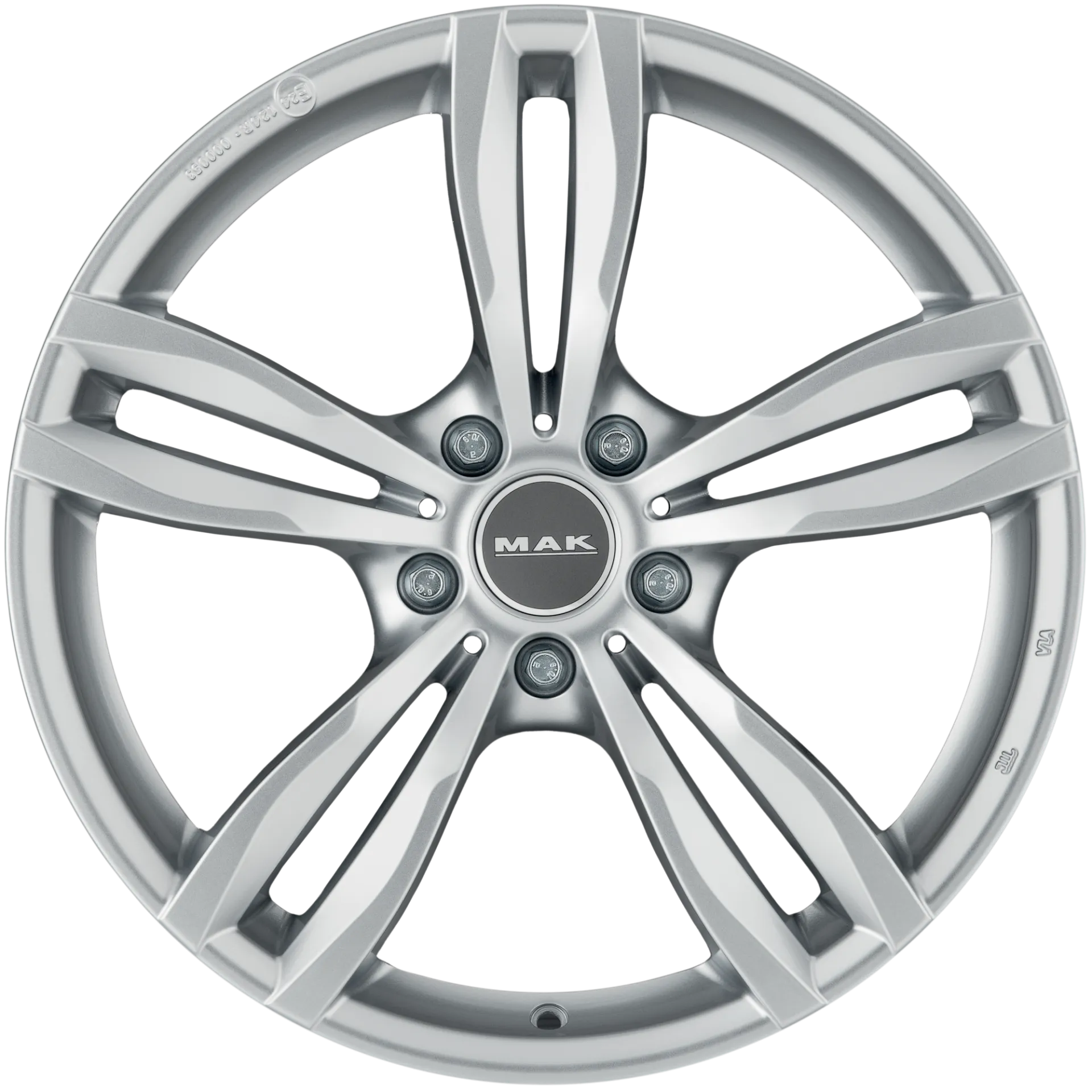 Jante MAK LUFT - SILVER 8x17 5X120 ET 43 CB 72.6
