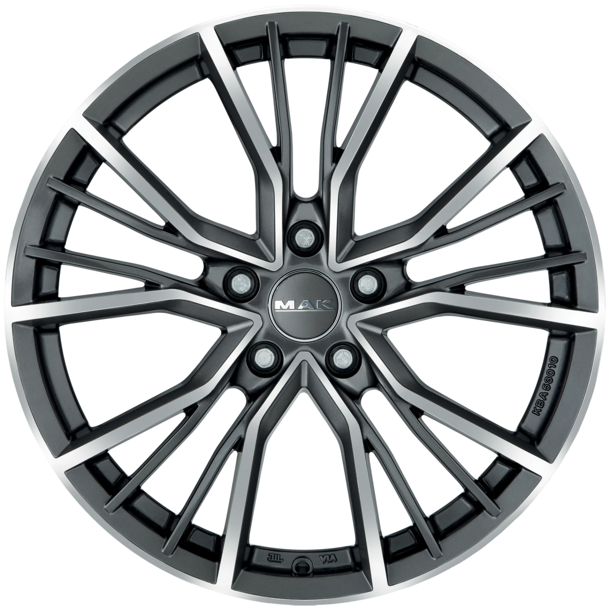 Jante MAK UNION - GUN MET-MIRROR FACE 8.5x19 5X112 ET 44 CB 66.45