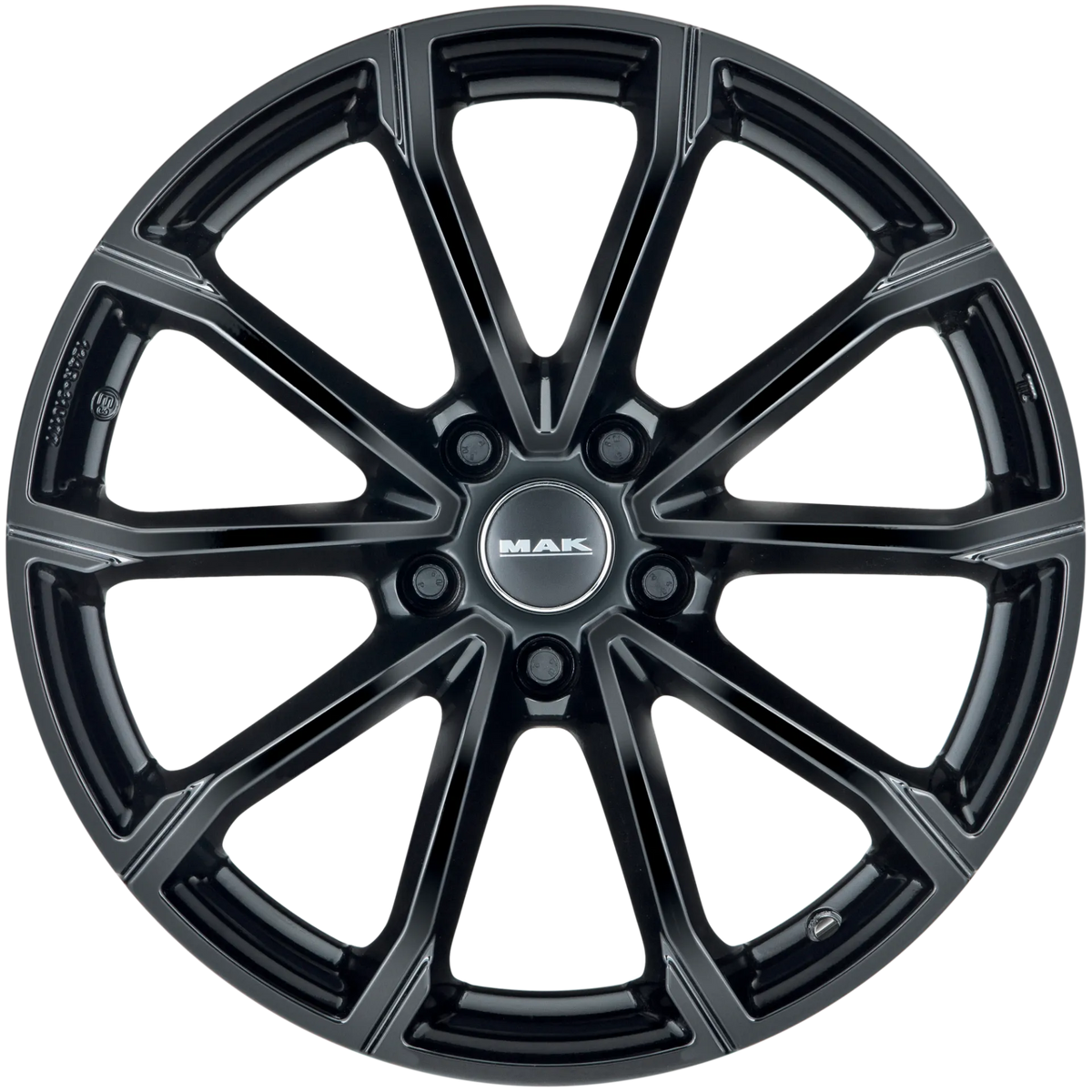 Jante MAK DaVinci - GLOSS BLACK 7x17 5X114.3 ET 35 CB 66.1