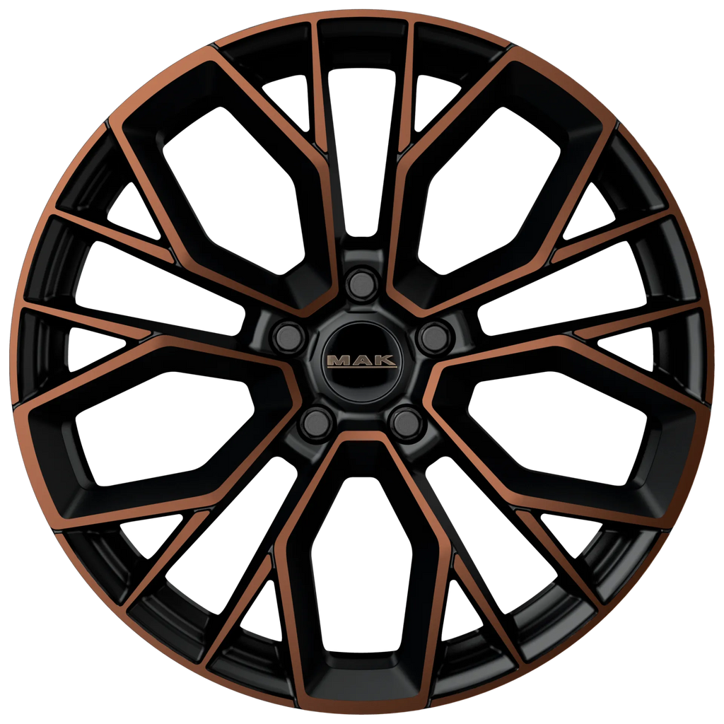 Jante MAK STILO - BLACK & BRONZE 8.5x20 5X114.3 ET 40 CB 76
