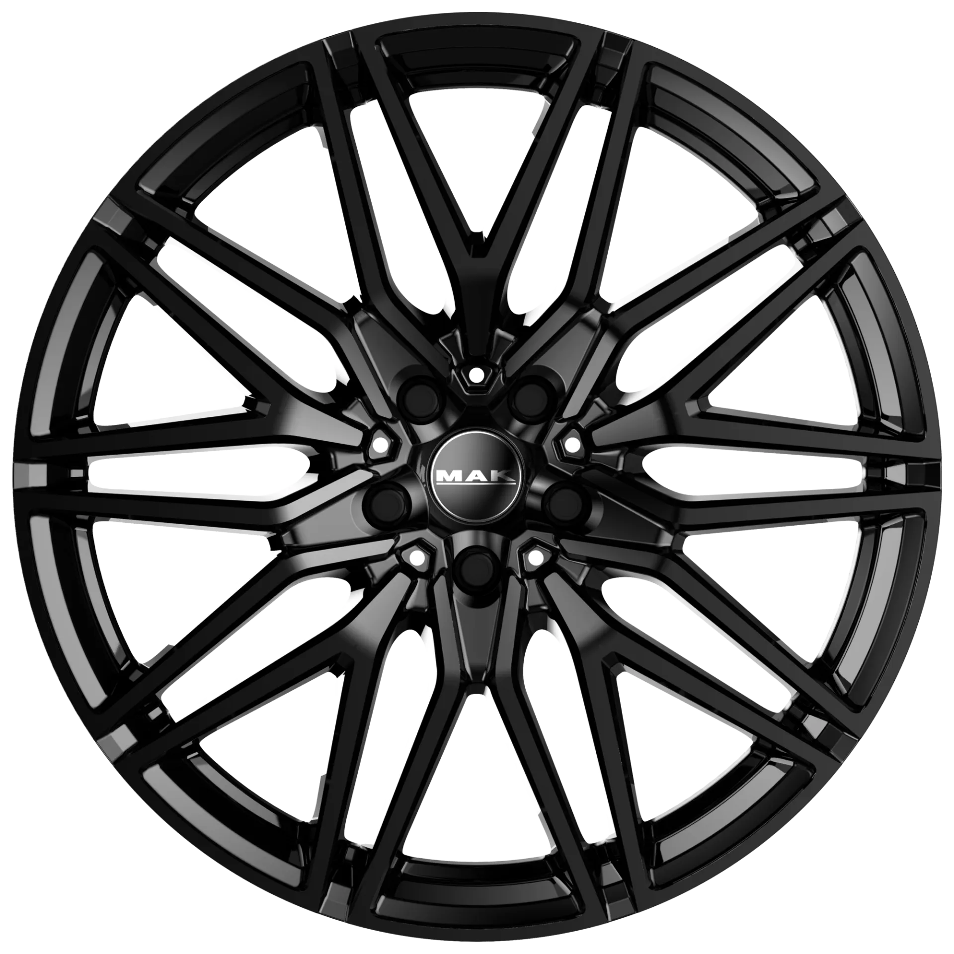 Jante MAK STURM - GLOSS BLACK 10x22 5X120 ET 20 CB 66.6