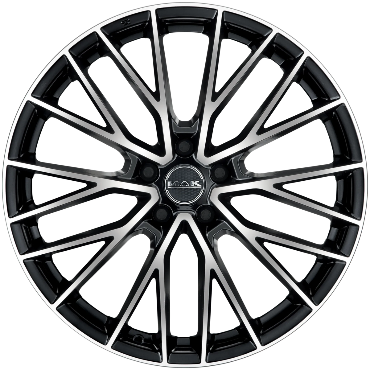 Jante MAK SPECIALE-D - BLACK MIRROR 9.5x20 5X112 ET 22 CB 66.45