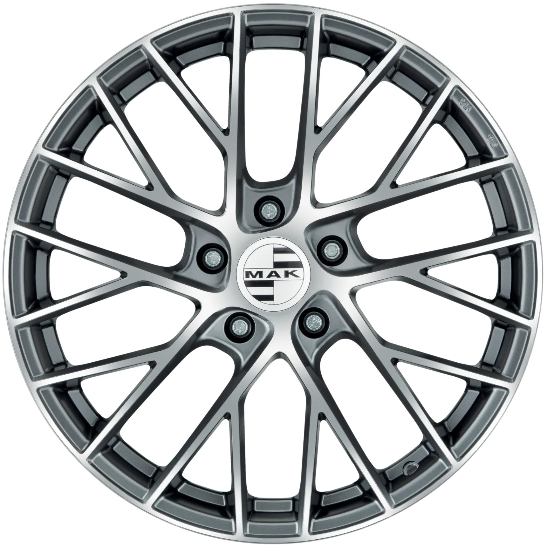 Jante MAK MONACO-D - GUN MET-MIRROR FACE 11x19 5X130 ET 50 CB 71.6