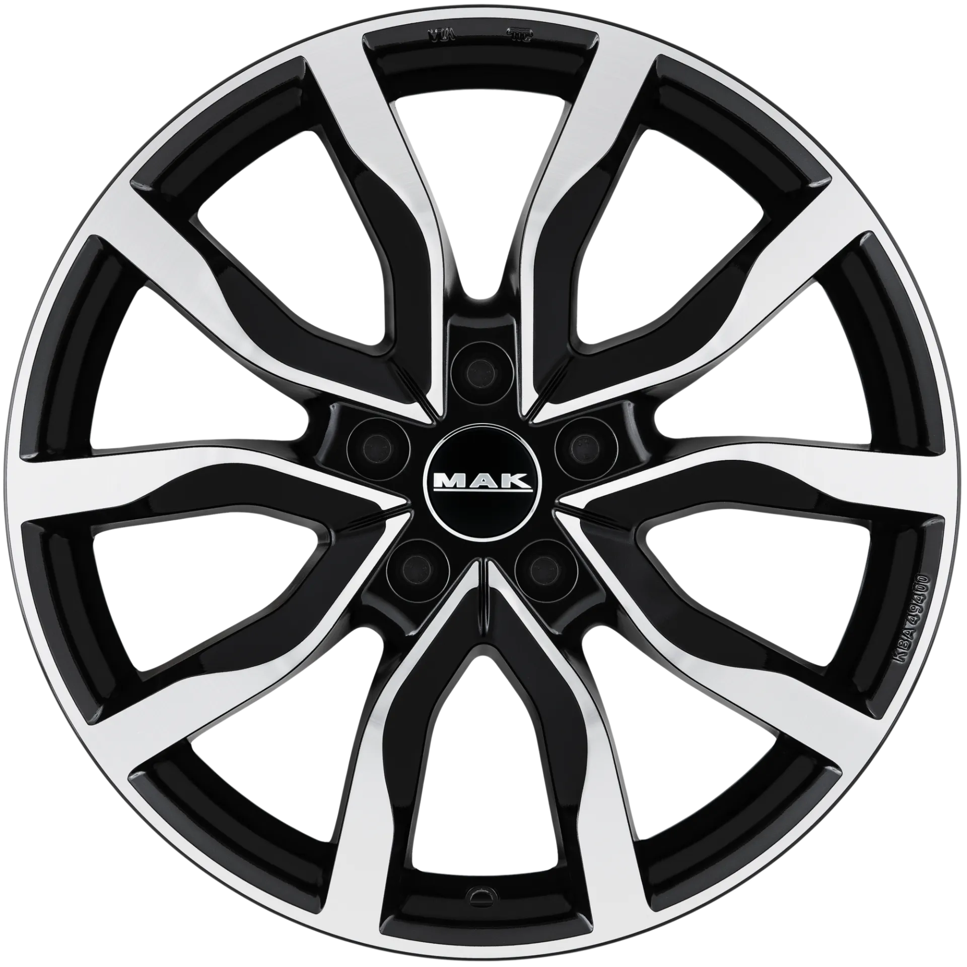 Jante MAK KOLN - BLACK MIRROR 8x18 5X112 ET 42 CB 66.5