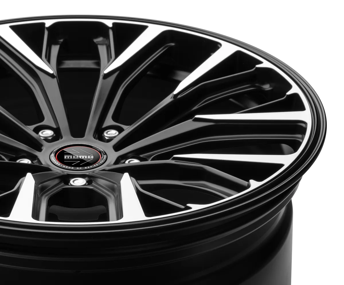 Jante MOMO RF-02 - MATT BLACK POLISHED 9x20 5X114.3 ET 40 CB 72.3