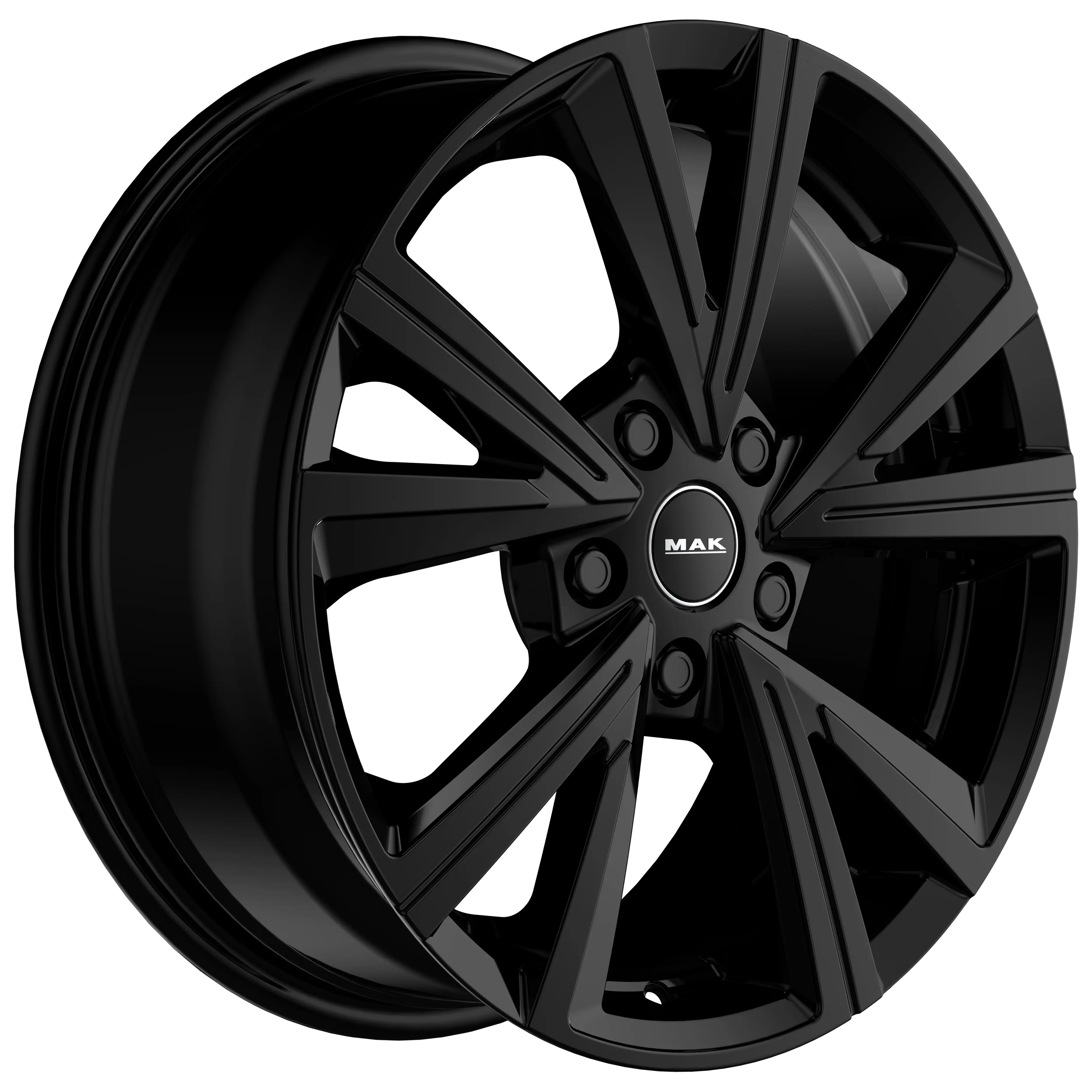 Jante MAK QVARZ - GLOSS BLACK 7.5x18 5X112 ET 50 CB 57.1