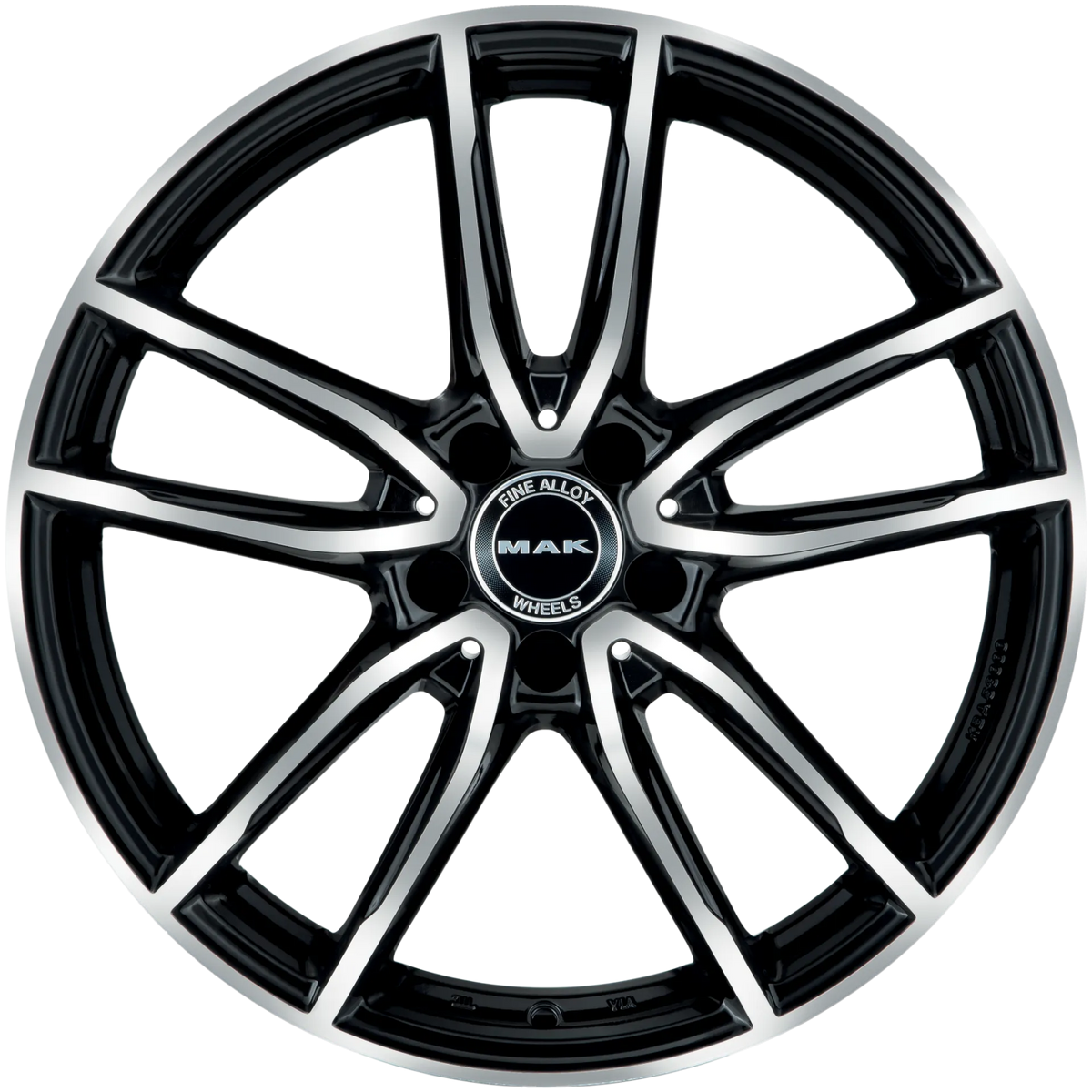 Jante MAK EVO - BLACK MIRROR 8x18 5X112 ET 48 CB 66.6