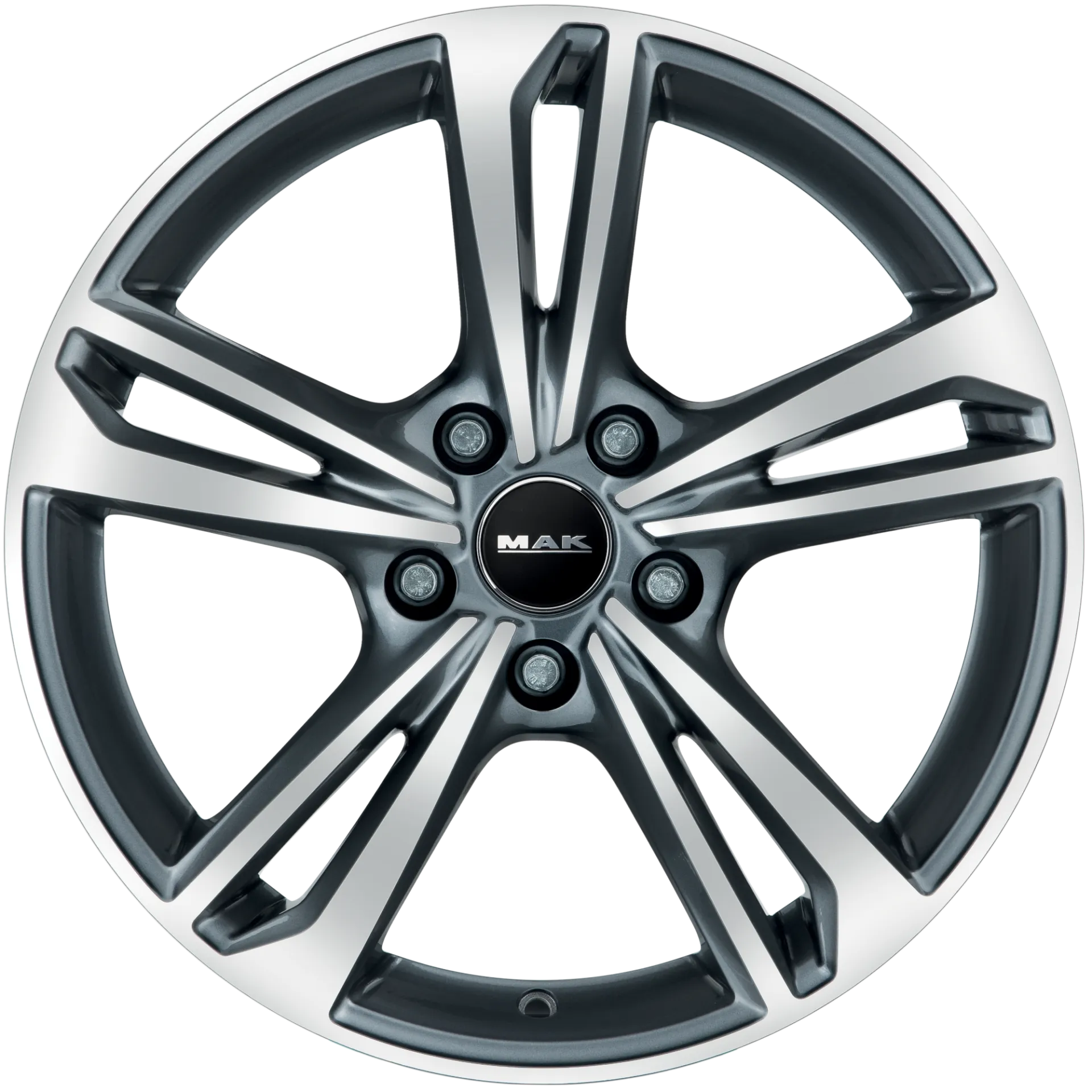Jante MAK EMBLEMA - GUN MET-MIRROR FACE 7x17 5X108 ET 50 CB 72