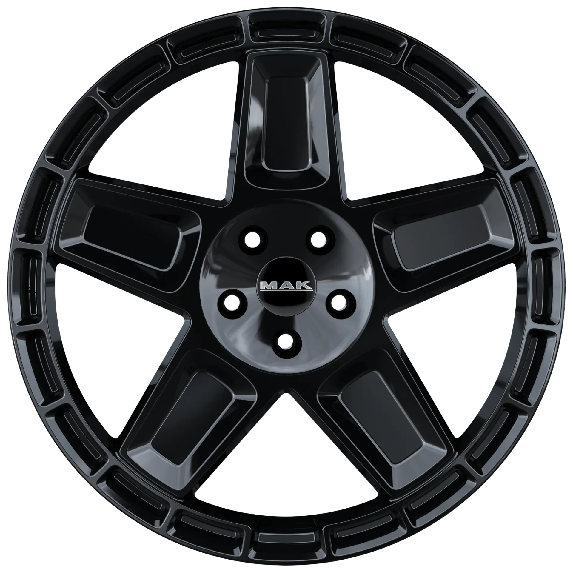 Jante MAK TREK - GLOSS BLACK 9x20 5X112 ET 20 CB 66.45