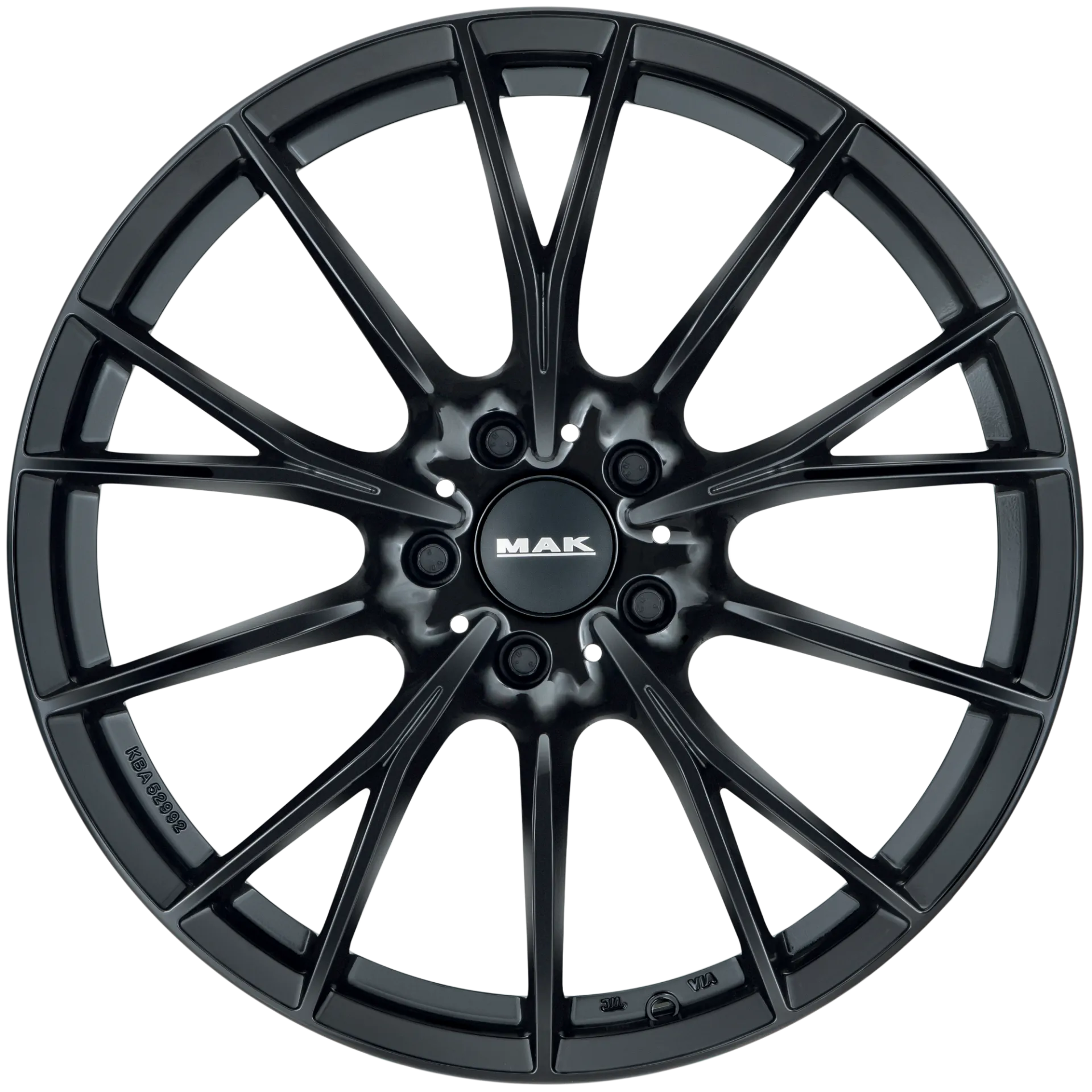 Jante MAK FABRIK-D - GLOSS BLACK 9x20 5X112 ET 44 CB 66.6
