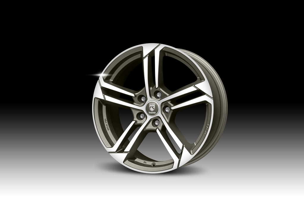 Jante REDS by MOMO TWIST - MATT GRAPHITE POLISHED 7x17 5X114.3 ET 32 CB 72.3