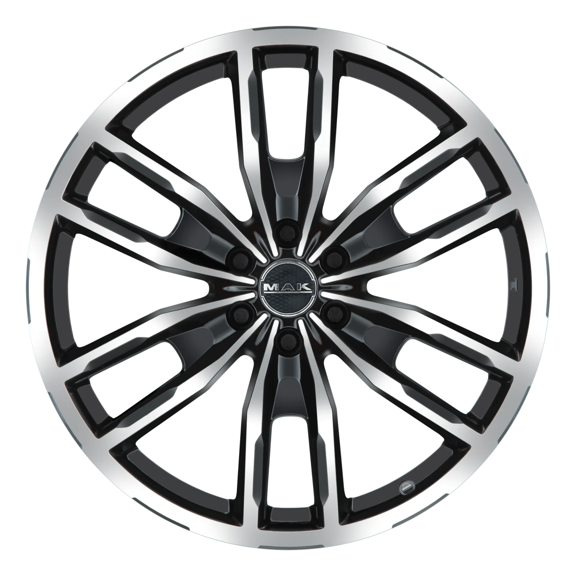 Jante MAK PEAK - BLACK MIRROR 7.5x17 6X139.7 ET 50 CB 93.1