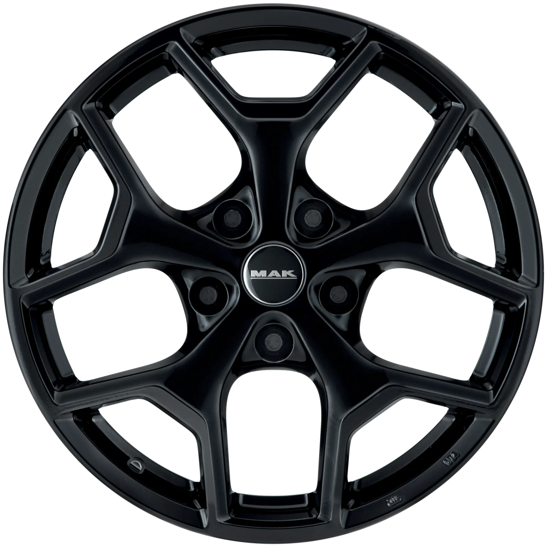 Jante MAK LIBERTY - GLOSS BLACK 7.5x17 5X127 ET 44 CB 71.6
