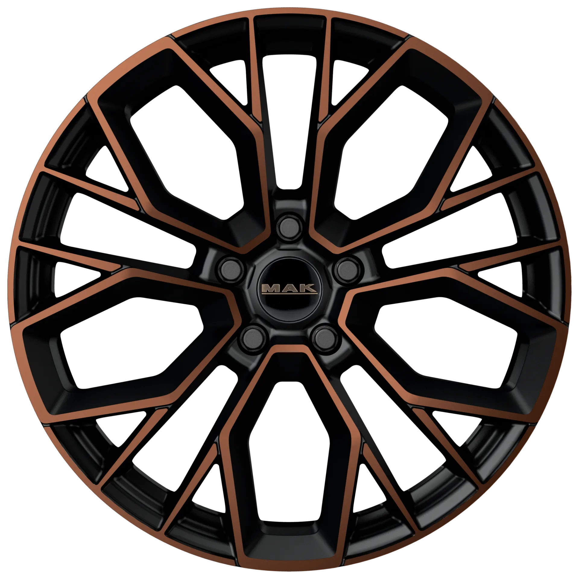 Jante MAK STILO - BLACK & BRONZE 8.5x20 5X112 ET 35 CB 76