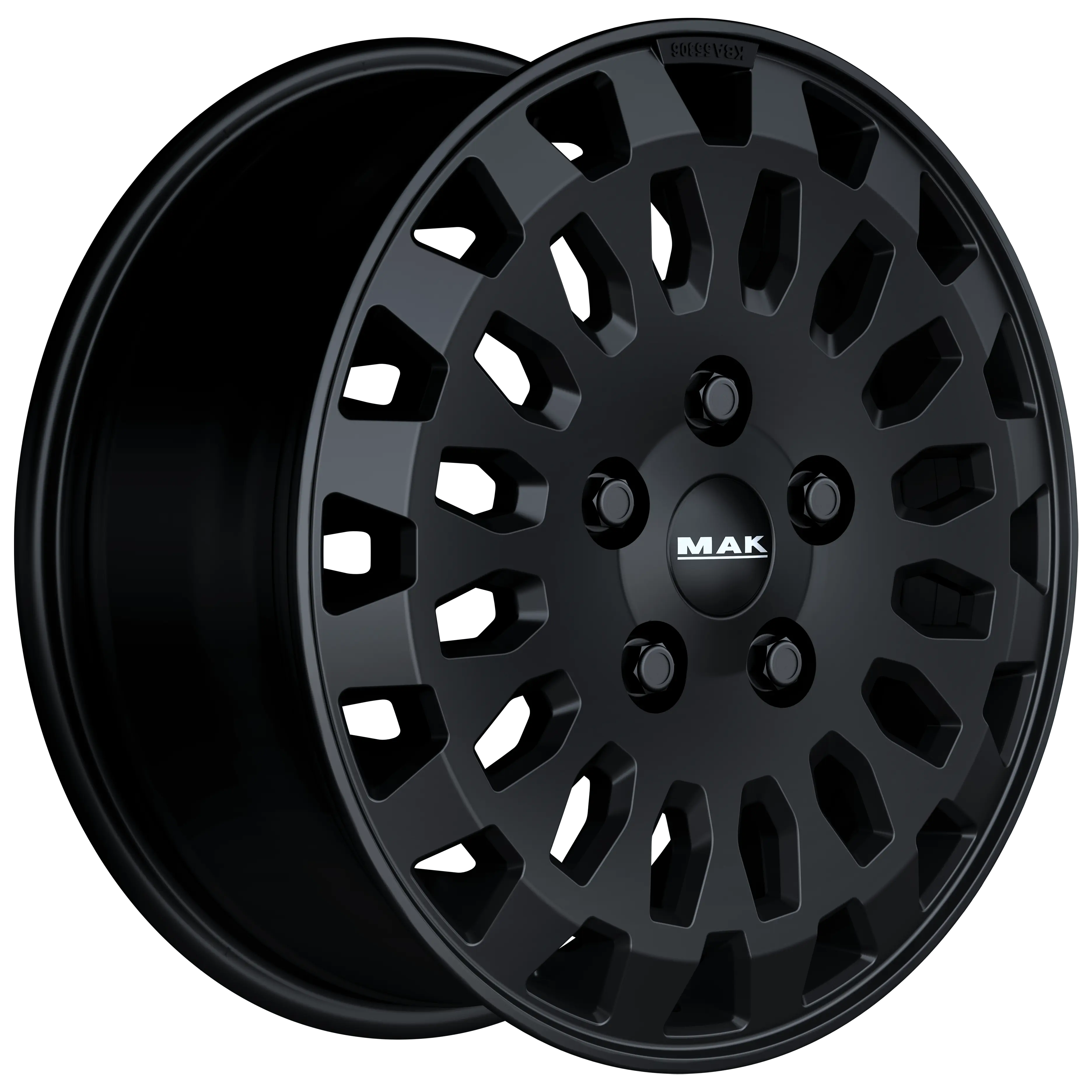 Jante MAK OVERLAND 3 - MATT BLACK 6.5x16 5X160 ET 59 CB 65.1