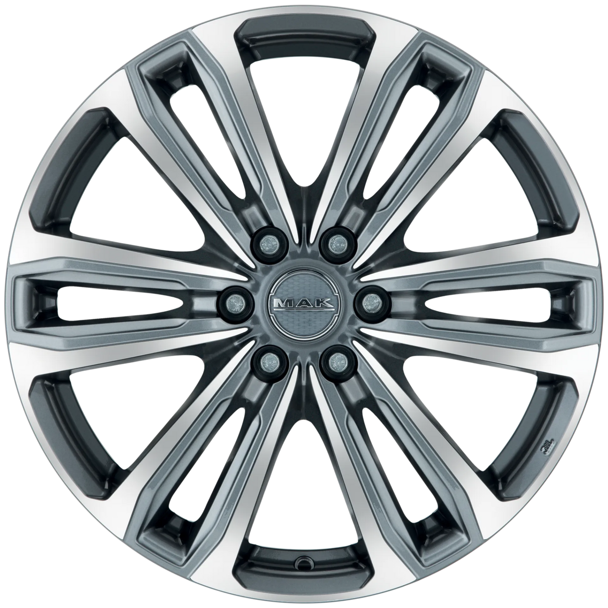 Jante MAK SAFARI 6 - GUN MET-MIRROR FACE 8.5x20 6X114.3 ET 45 CB 66.1