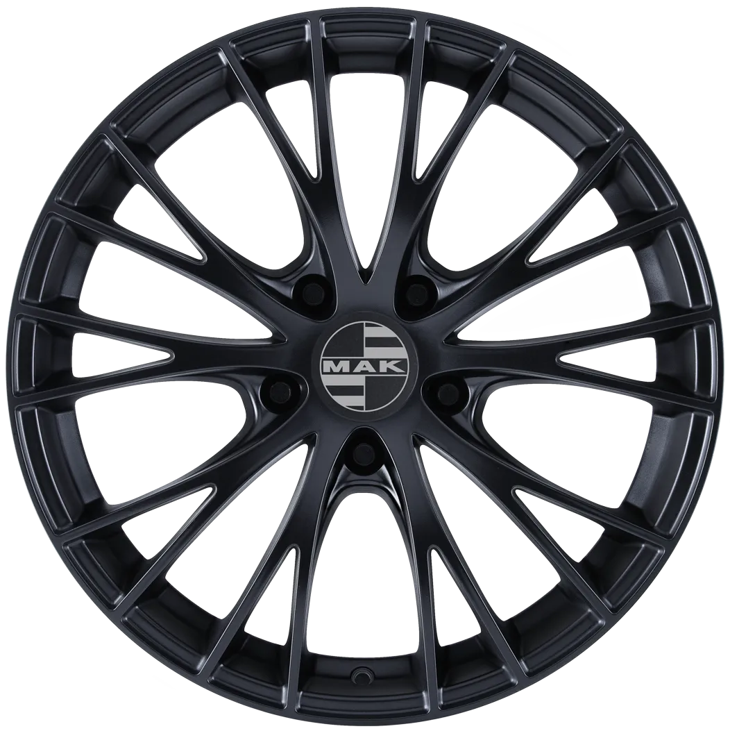 Jante MAK RENNEN - MATT BLACK 8x18 5X110 ET 33 CB 65.1