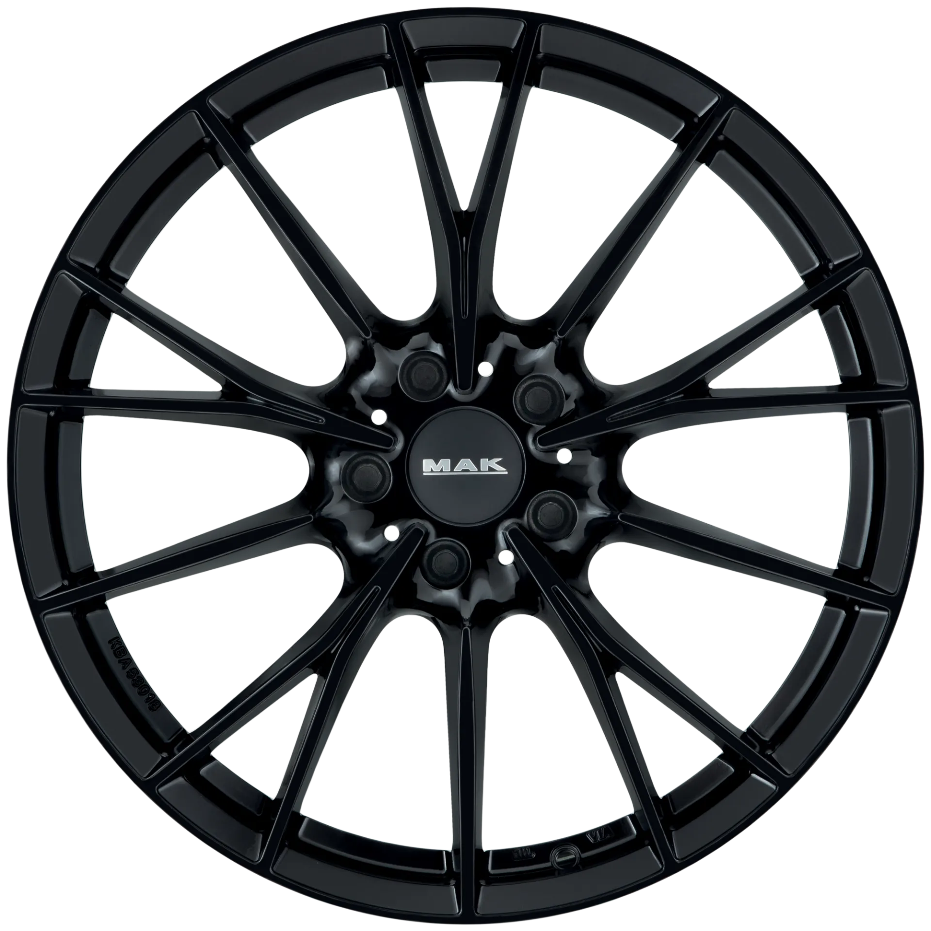 Jante MAK FABRIK - GLOSS BLACK 8.5x19 5X112 ET 25 CB 66.6
