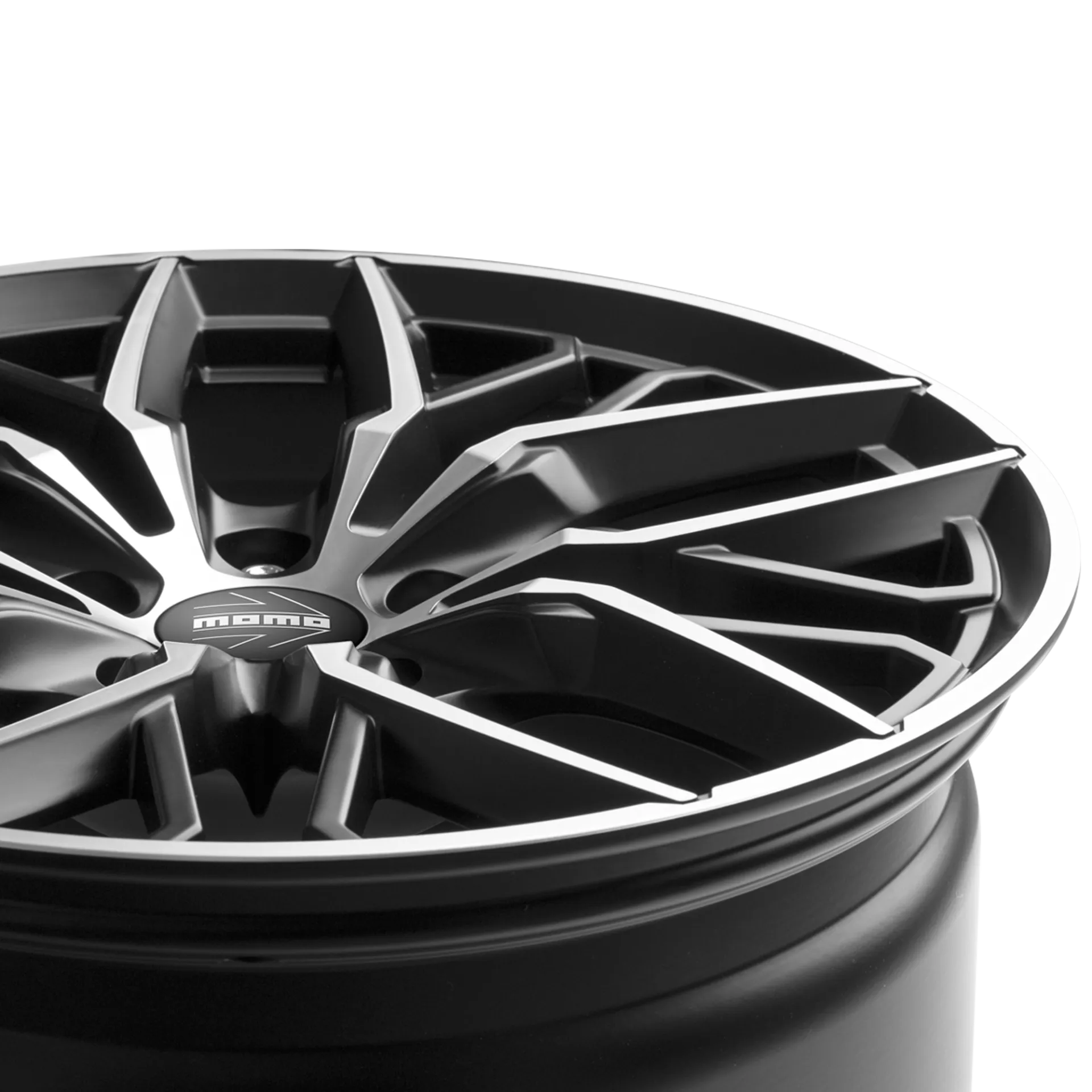 Jante MOMO SPIDER - MATT BLACK POLISHED 8.5x19 5X108 ET 45 CB 72.3