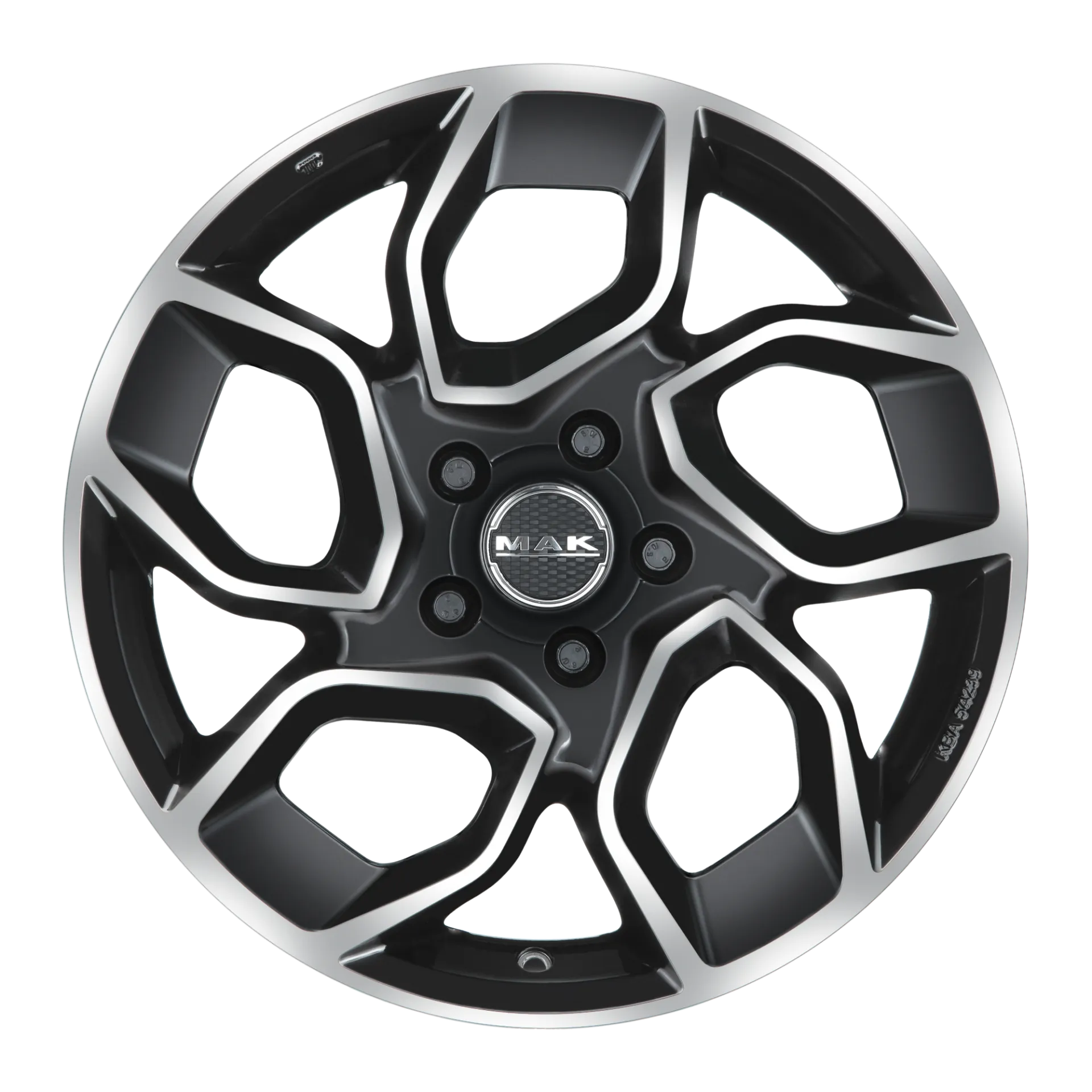 Jante MAK EXPRESS - BLACK MIRROR 6.5x16 5X120 ET 50 CB 65.1