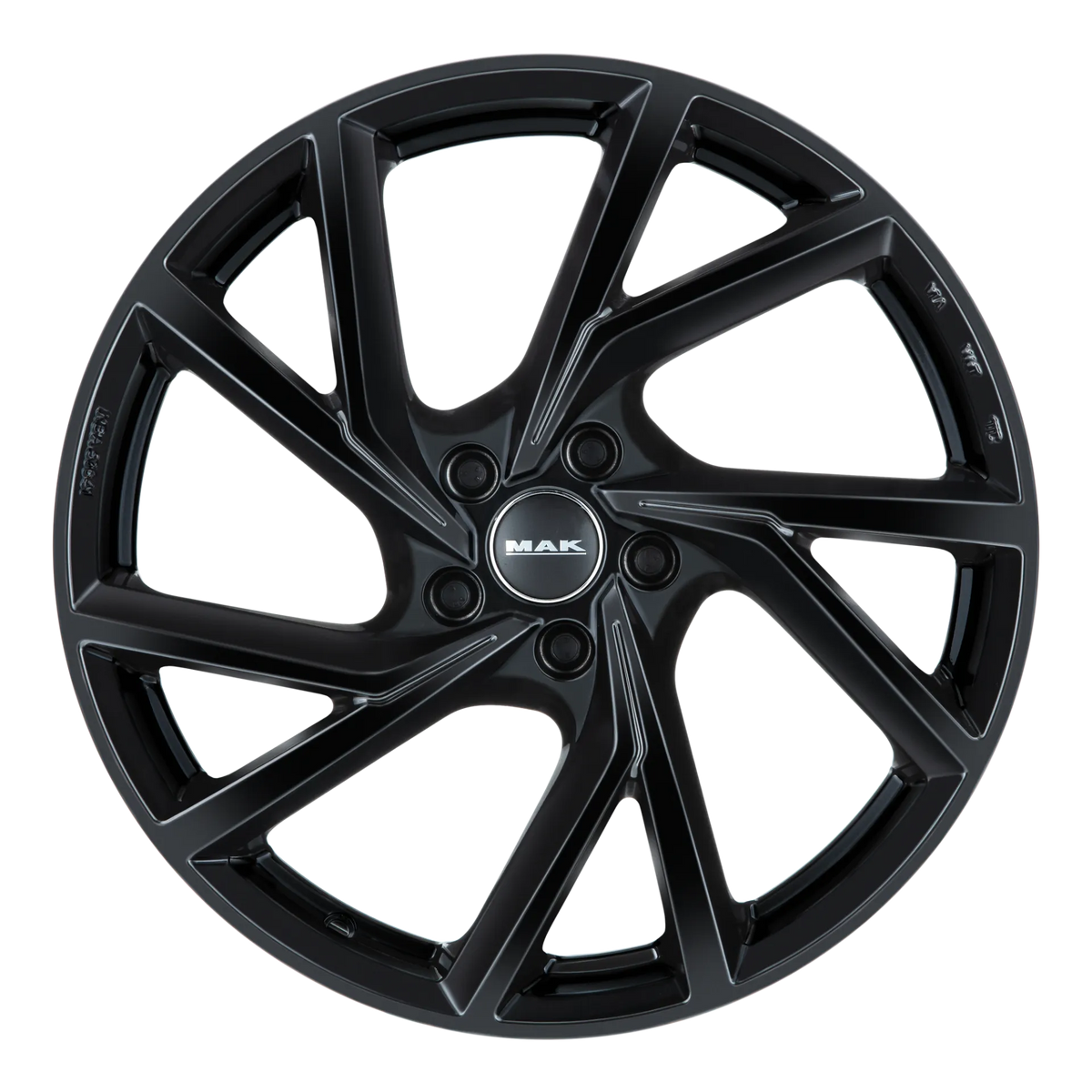 Jante MAK KASSEL - GLOSS BLACK 8x19 5X110 ET 33 CB 65.1