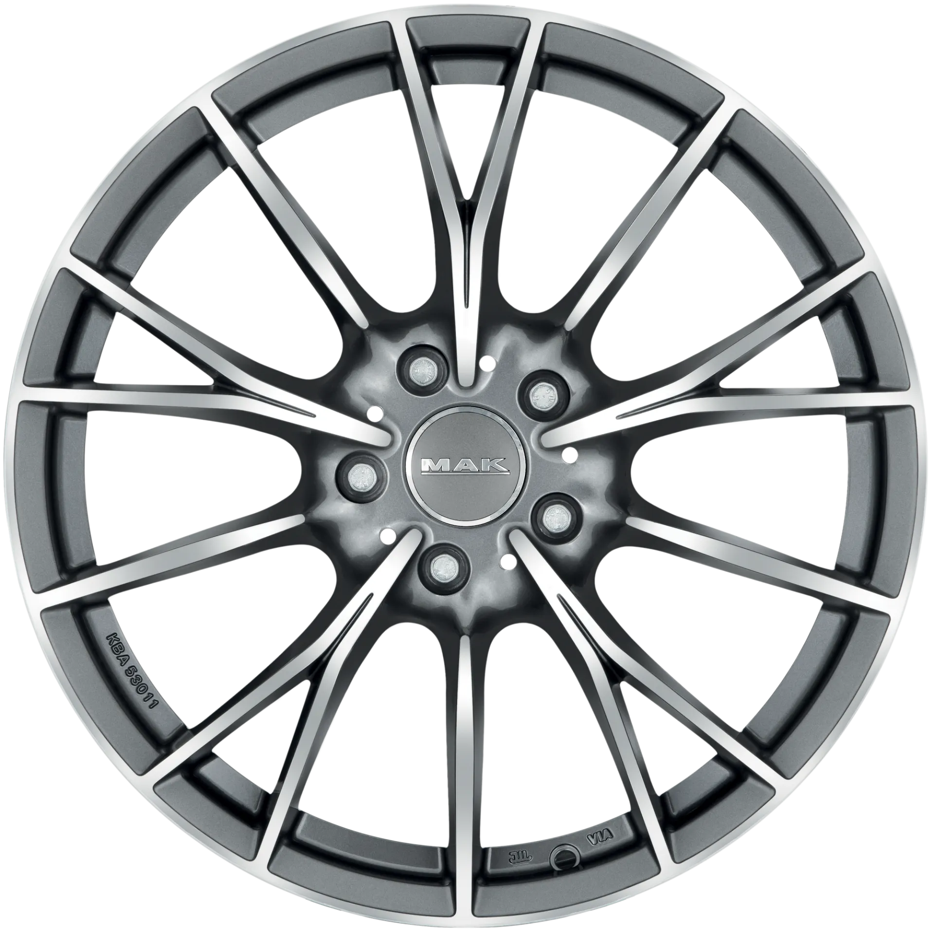Jante MAK FABRIK - GUN MET-MIRROR FACE 8.5x19 5X112 ET 40 CB 66.6