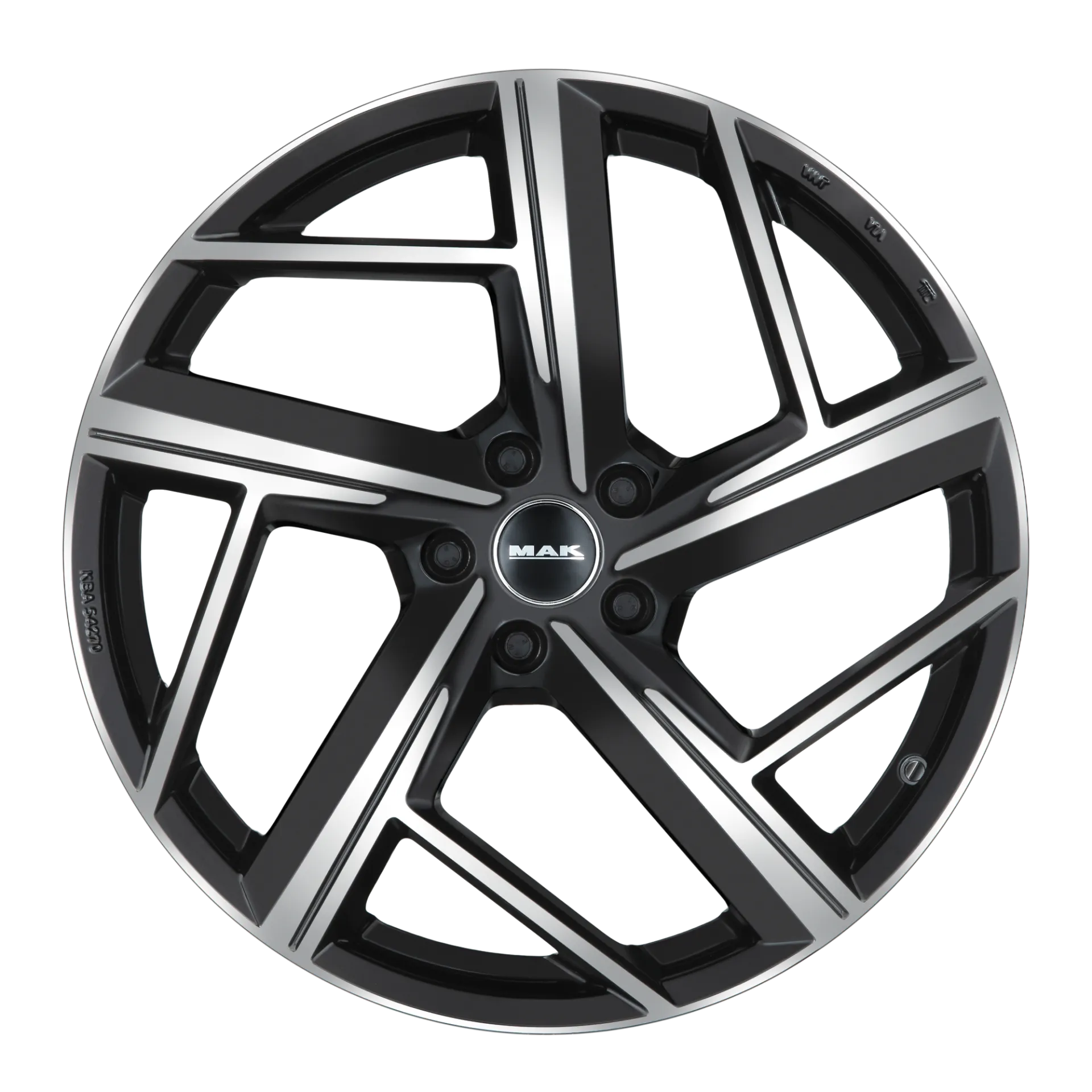 Jante MAK QVATTRO - BLACK MIRROR 8.5x19 5X112 ET 20 CB 66.45