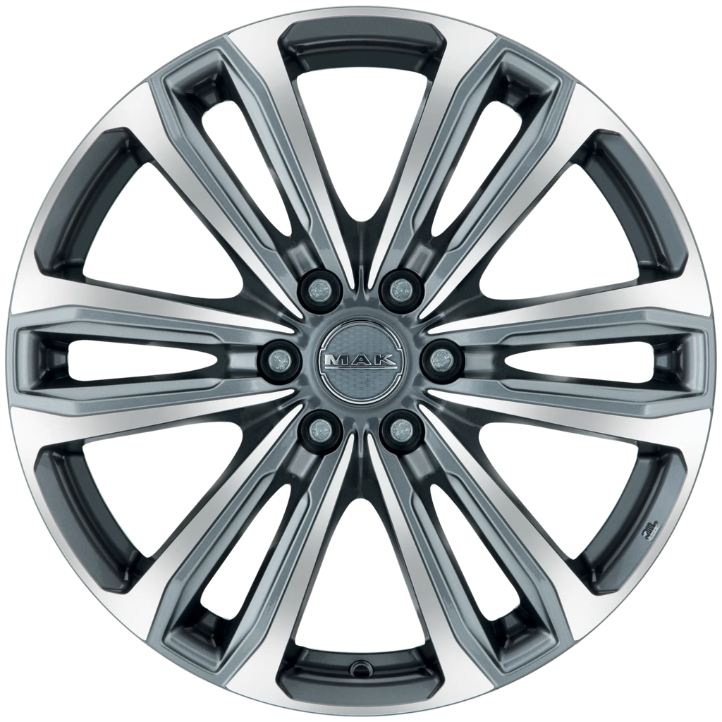 Jante MAK SAFARI 6 - GUN MET-MIRROR FACE 8.5x20 6X139.7 ET 20 CB 106.1