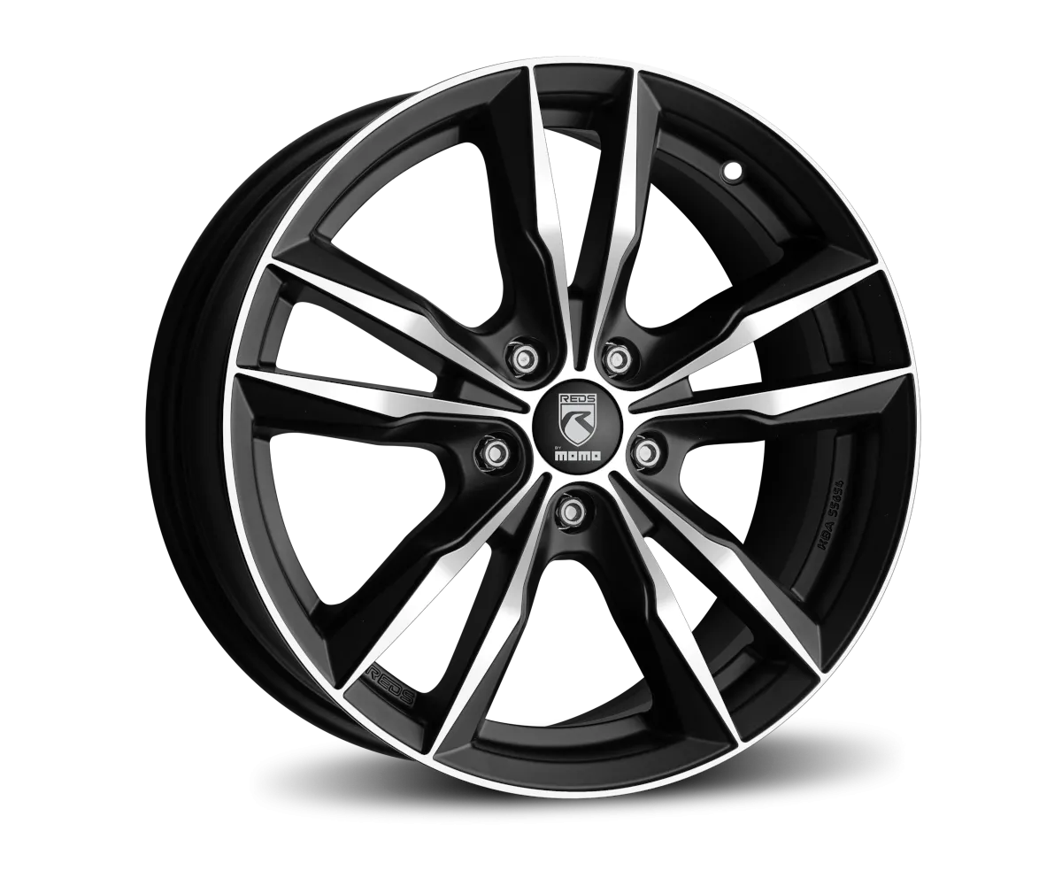 Jante REDS Fast - Matt Black Polished 8x18 5X100 ET 40 CB 72.3