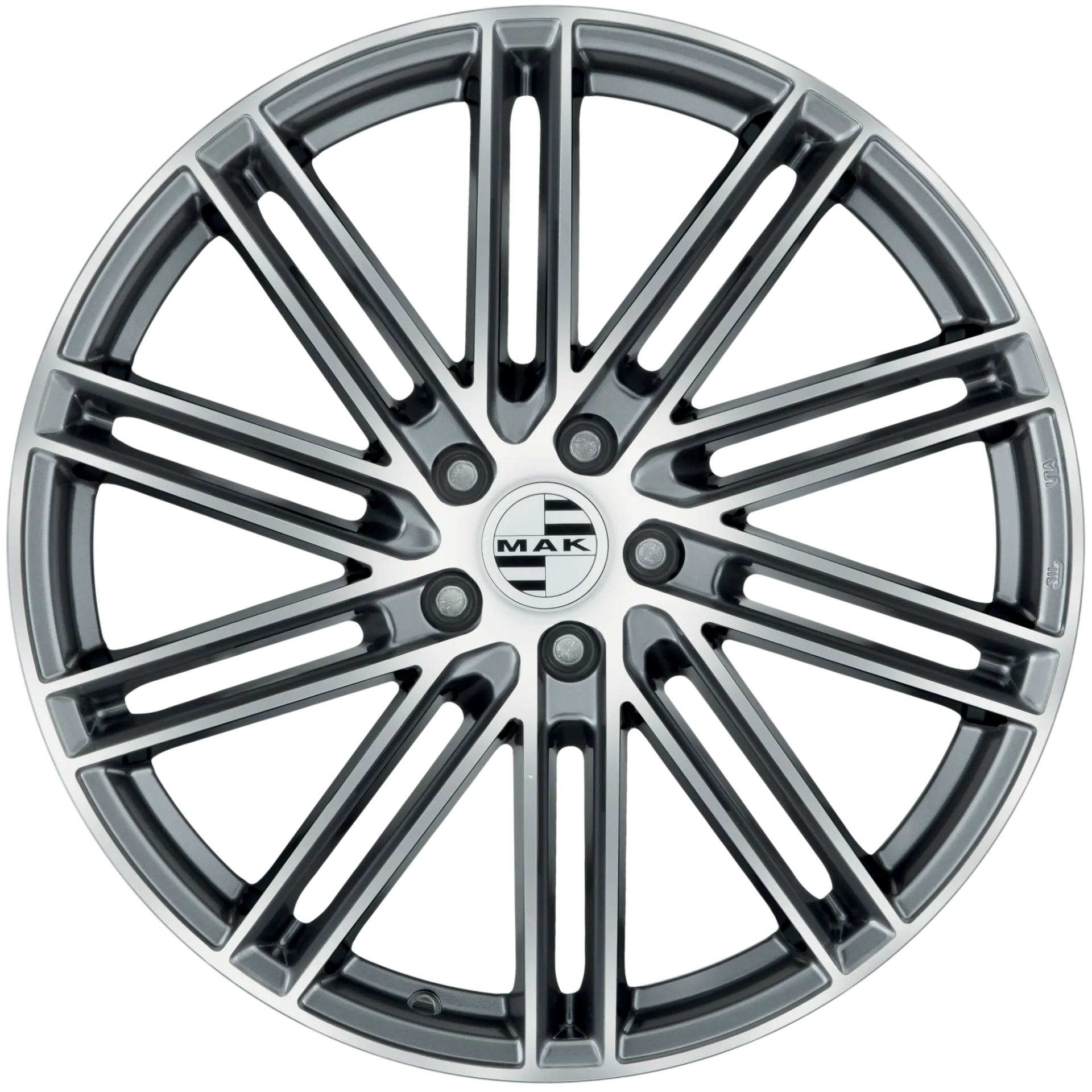 Jante MAK LEIPZIG - GUN MET-MIRROR FACE 9.5x20 5X130 ET 65 CB 71.6