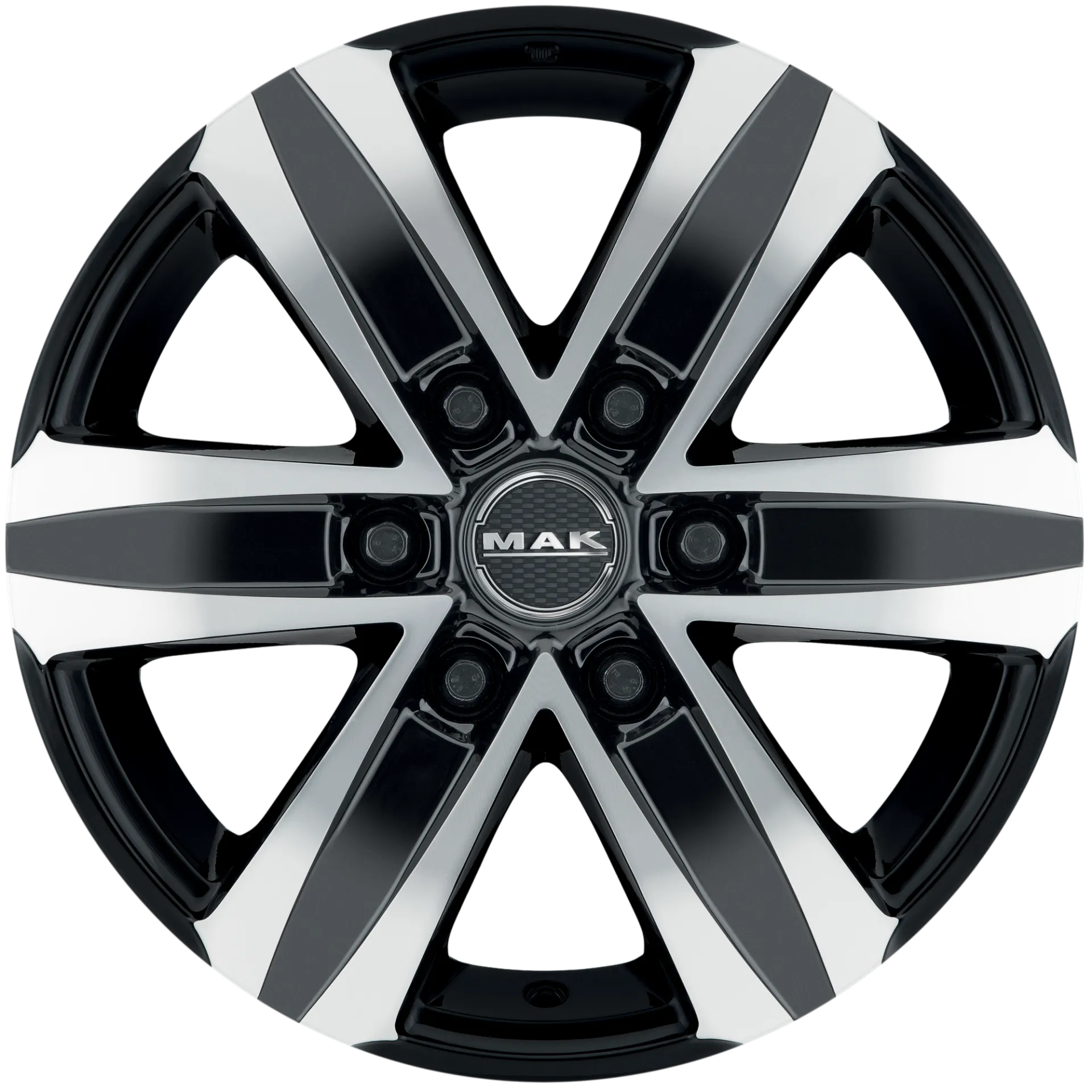 Jante MAK STONE 6 W - BLACK MIRROR 6.5x16 6X139.7 ET 55 CB 93.1