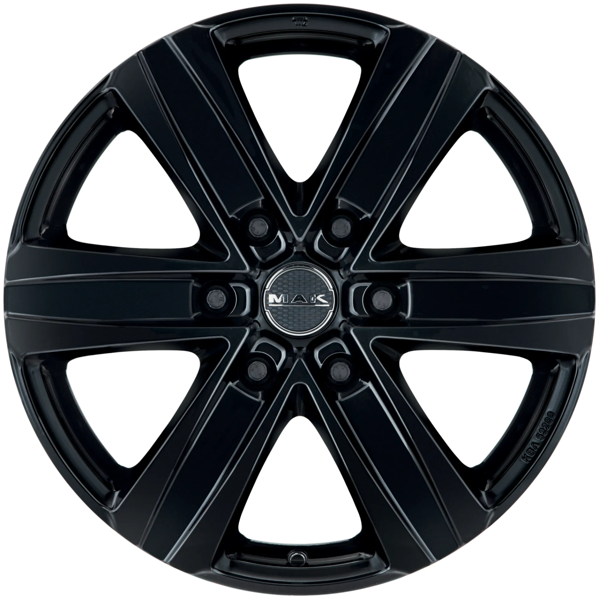 Jante MAK STONE 6 - GLOSS BLACK 8x18 6X139.7 ET 35 CB 67.1