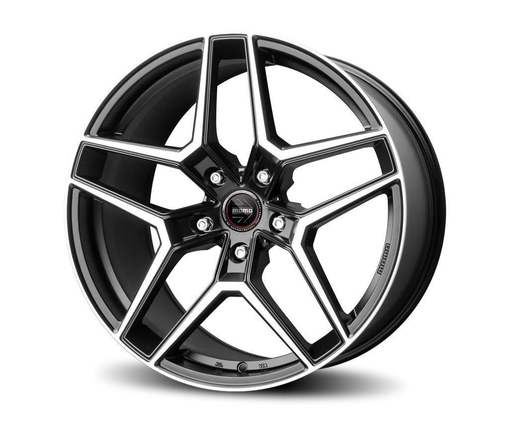 Jante MOMO RF-06 - MATT BLACK POLISHED 8.5x20 5X112 ET 30 CB 66.6
