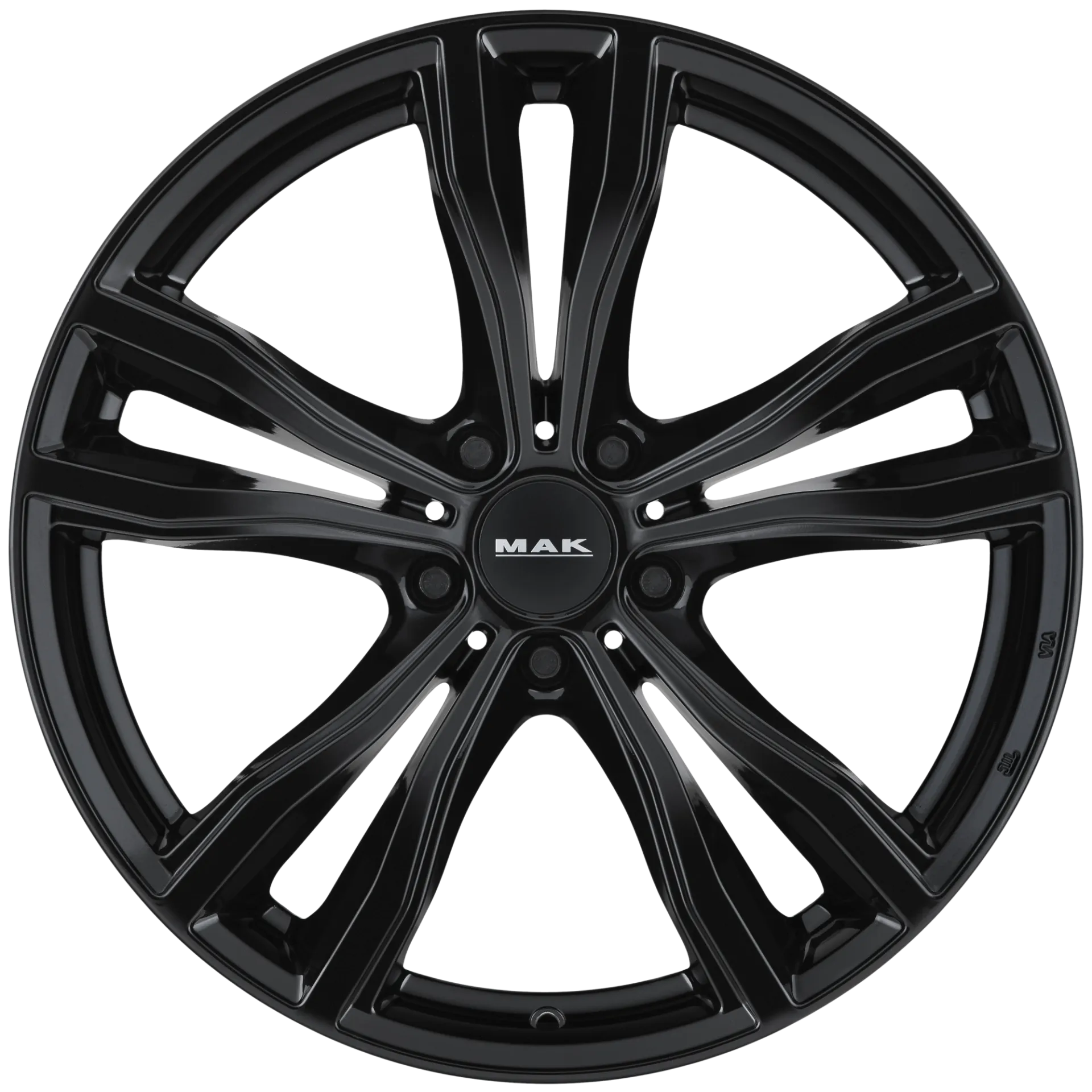 Jante MAK X-MODE - GLOSS BLACK 9x19 5X112 ET 32 CB 66.6