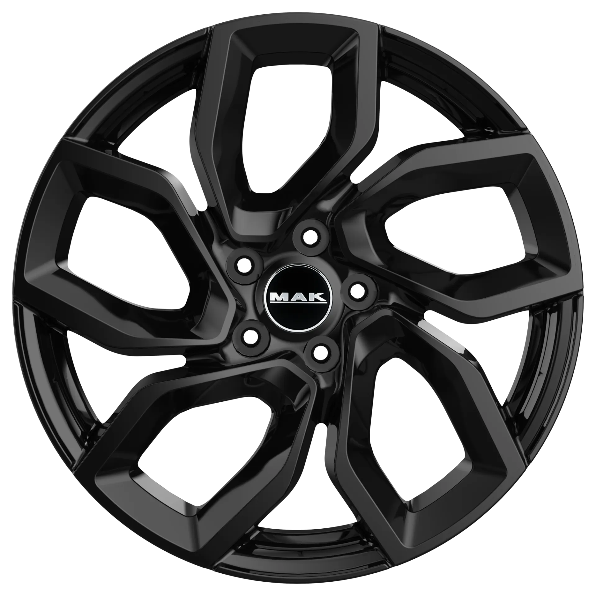 Jante MAK APOLLO - GLOSS BLACK 7x18 4X108 ET 35 CB 65.1