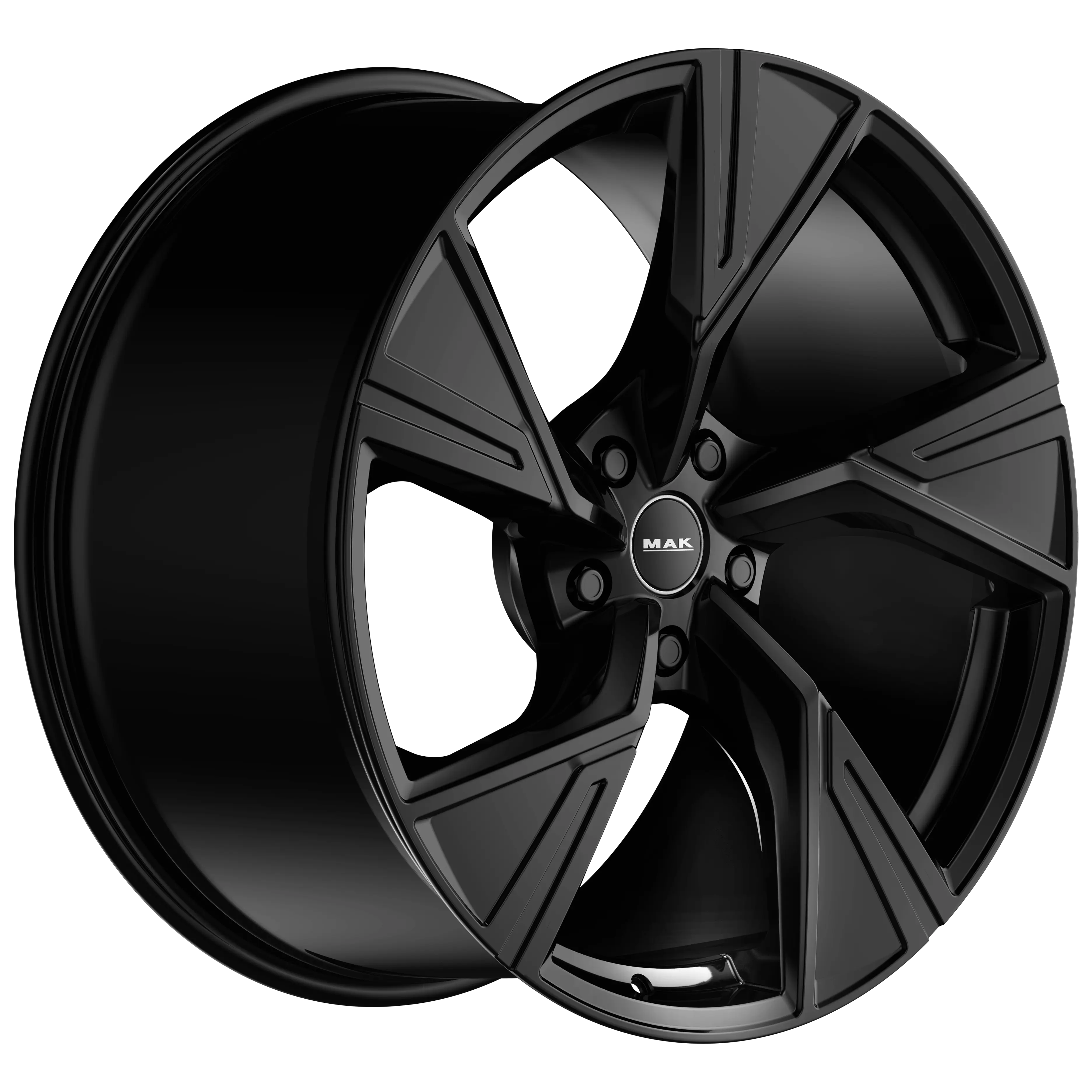 Jante MAK STARK-D - GLOSS BLACK 11.5x23 5X120 ET 44 CB 66.6