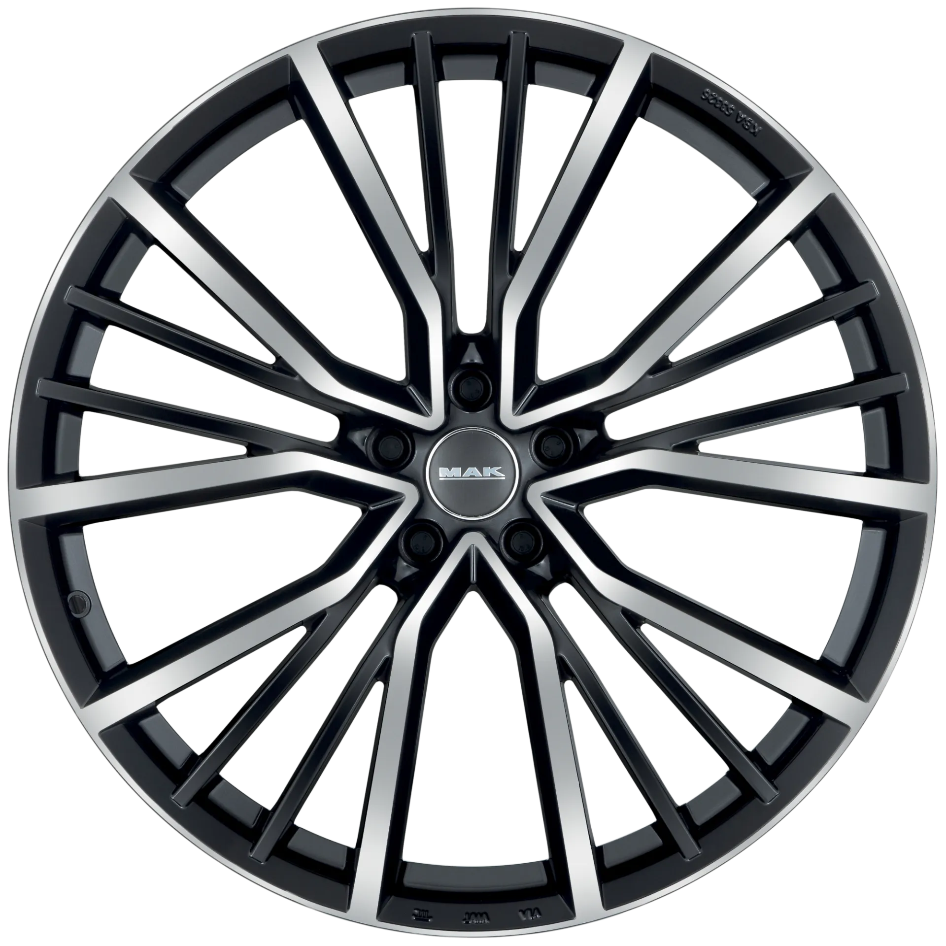 Jante MAK UNION - BLACK MIRROR 8x18 5X112 ET 30 CB 66.45
