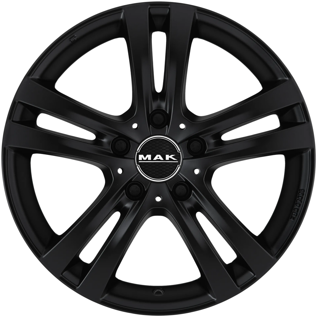 Jante MAK ZENITH - MATT BLACK 6.5x16 5X114.3 ET 40 CB 76