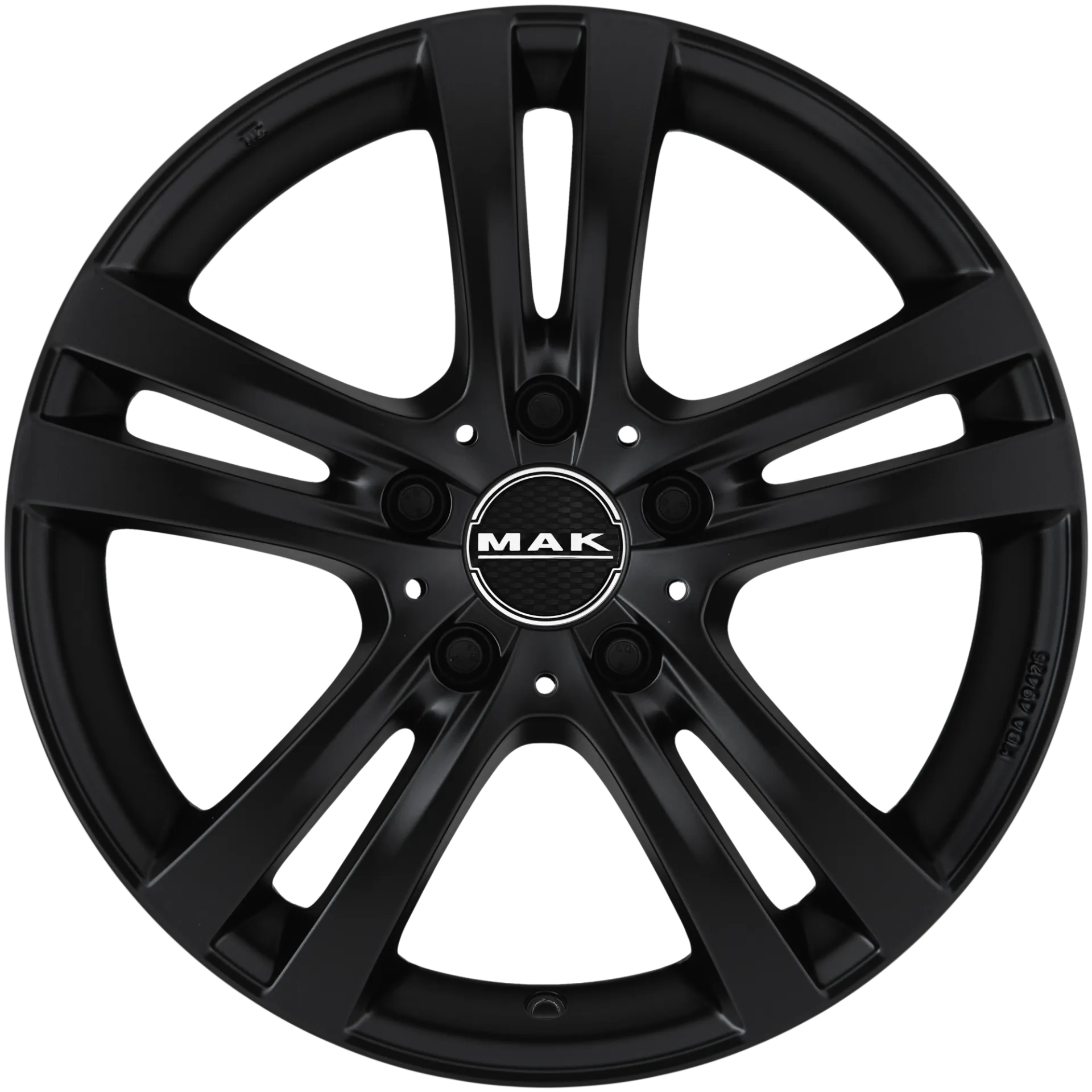 Jante MAK ZENITH - MATT BLACK 6.5x16 5X114.3 ET 40 CB 76