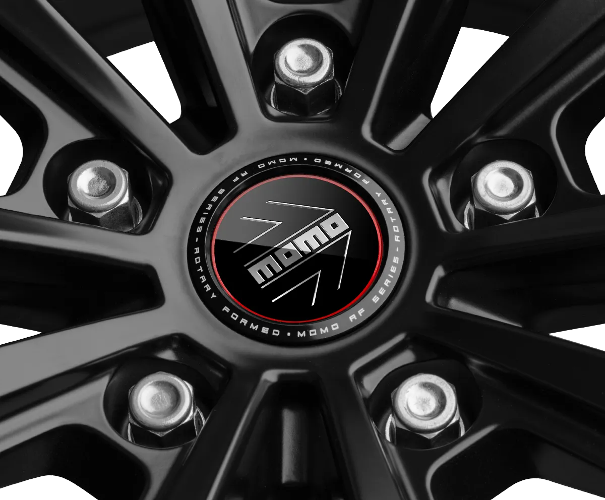 Jante MOMO RF-02 - MATT BLACK POLISHED 9x20 5X114.3 ET 40 CB 72.3